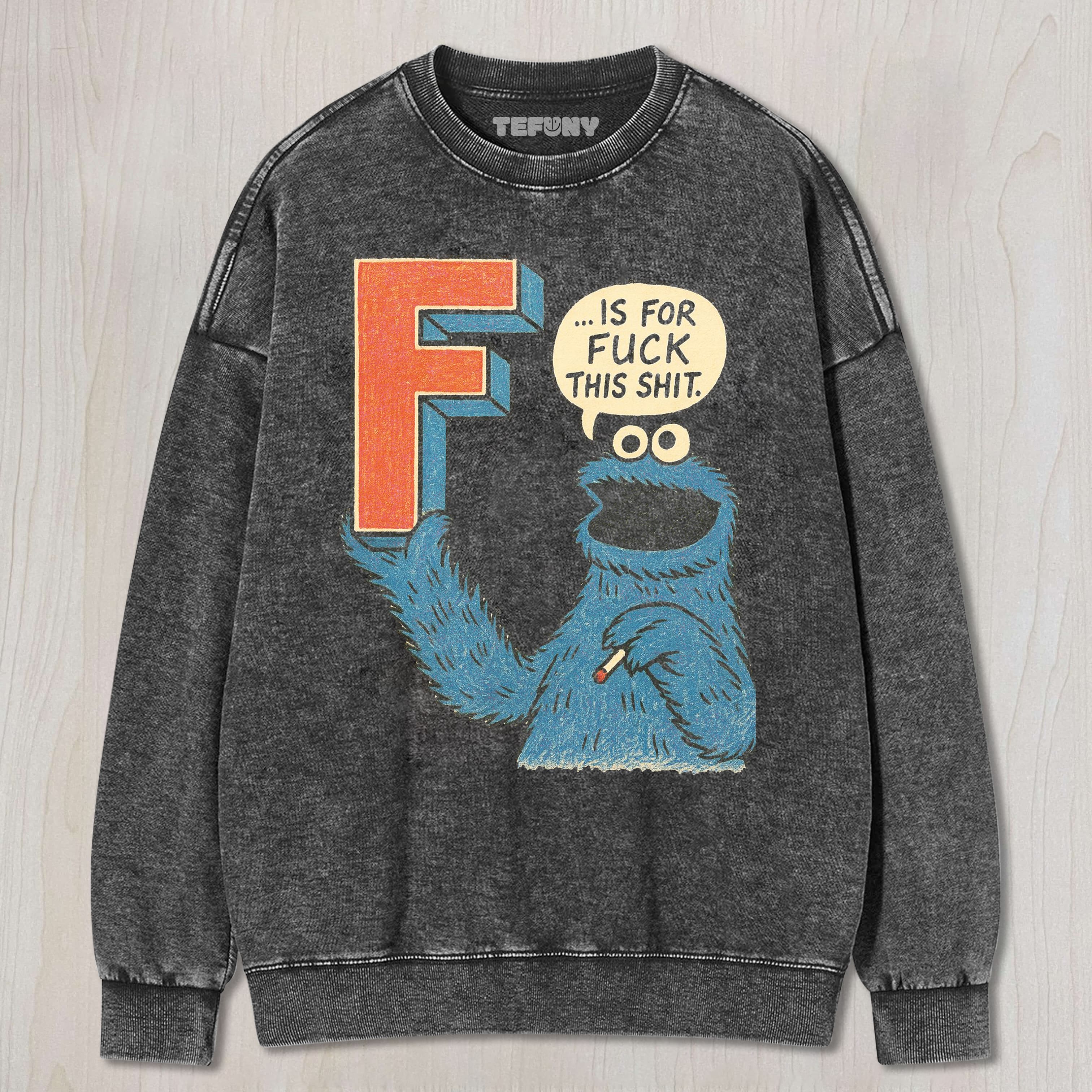 COOKIE MONSTER F IS FOR TEE & SWEAT & HOOD