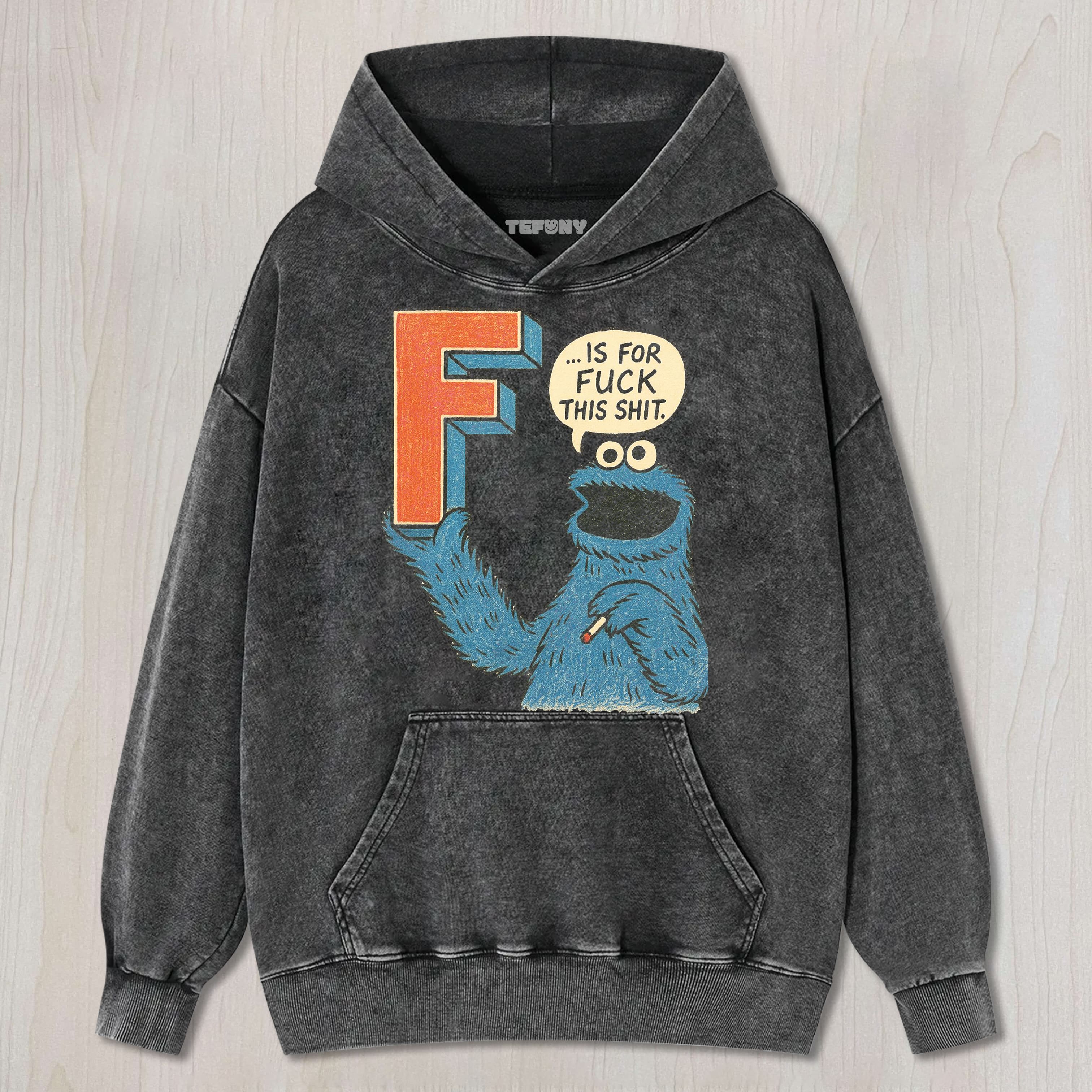 COOKIE MONSTER F IS FOR TEE & SWEAT & HOOD