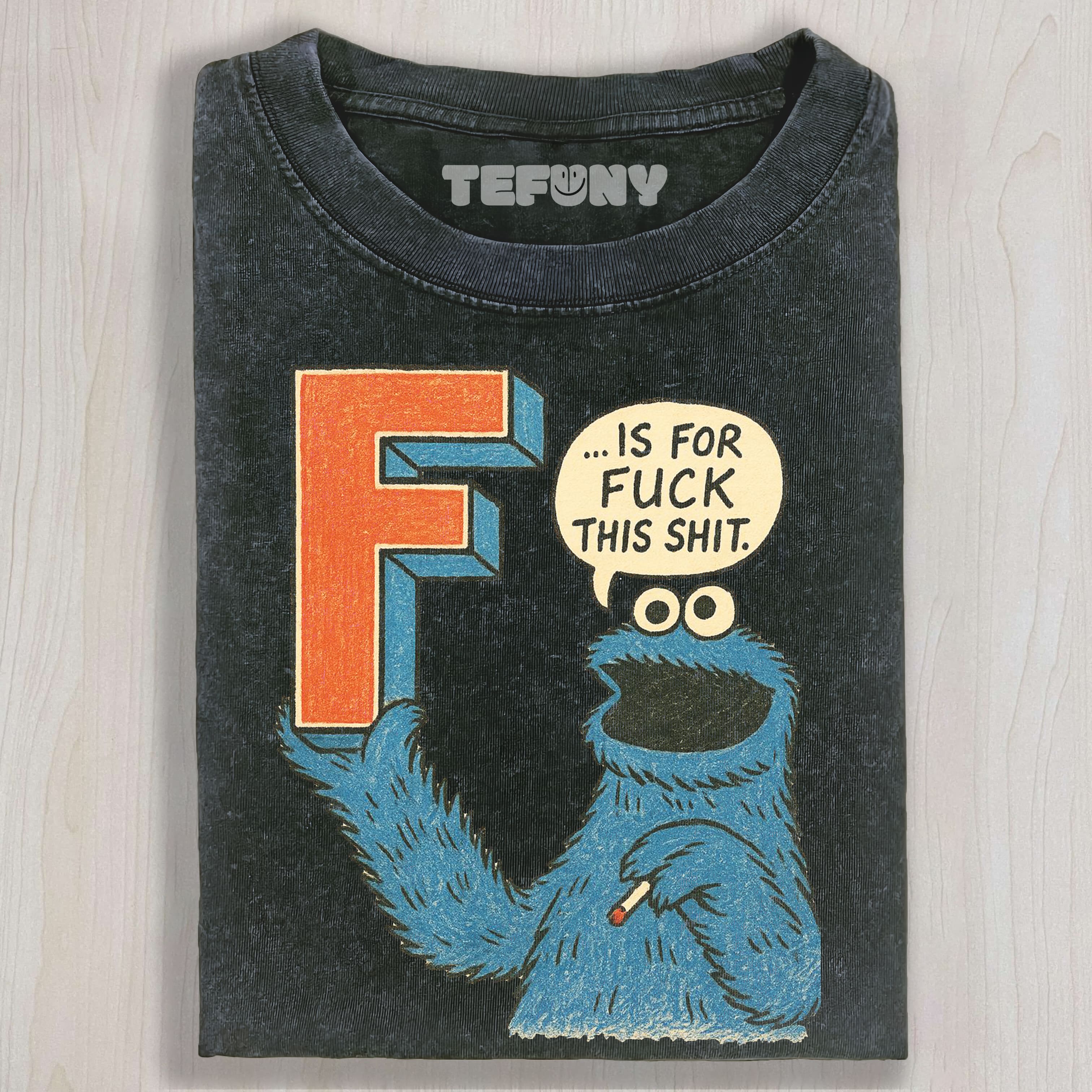 COOKIE MONSTER F IS FOR TEE & SWEAT & HOOD