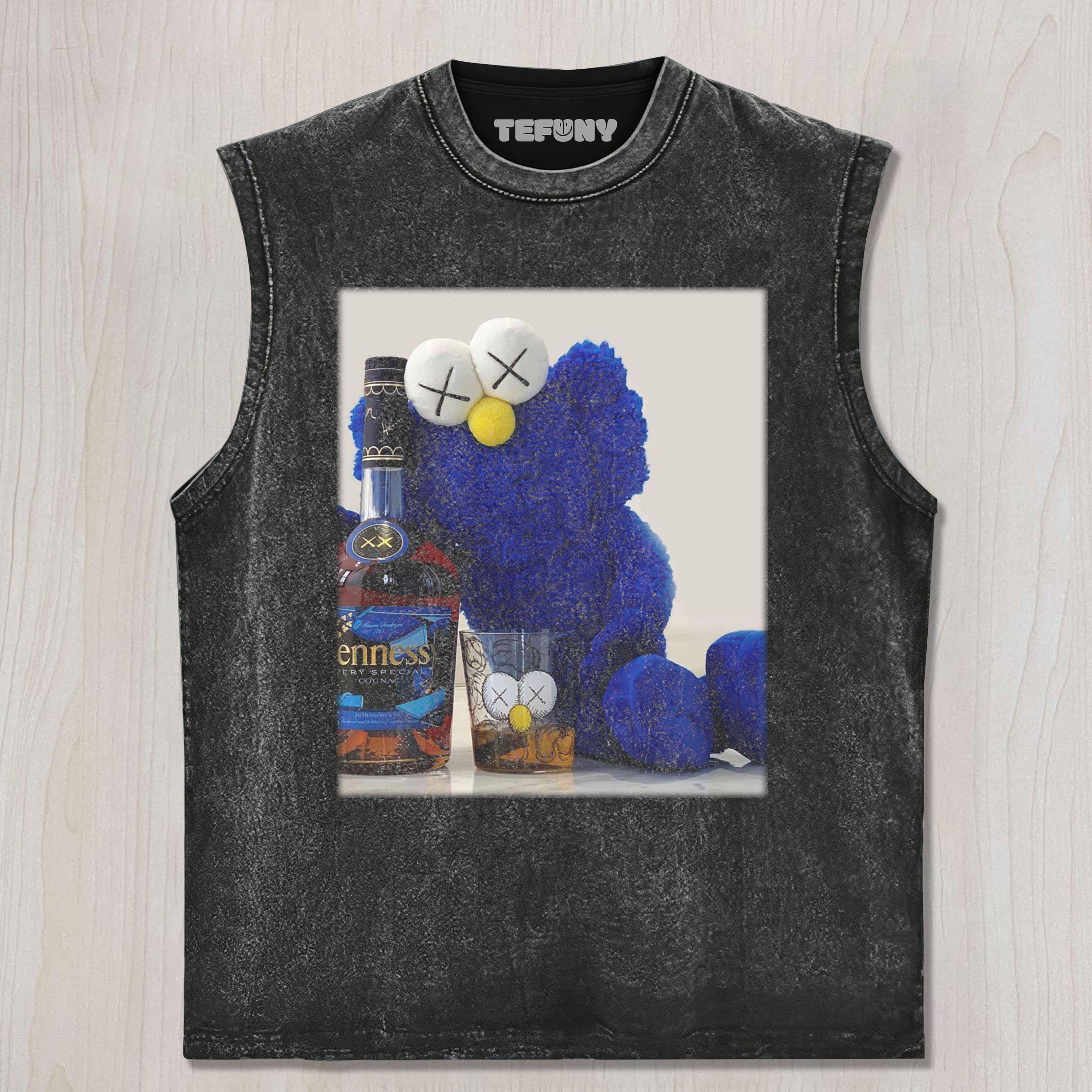 COOKIE MONSTER IS DRUNK UNISEX TEE, TANK TOP, LAYERED LS, SWEATSHIRT & HOODIE