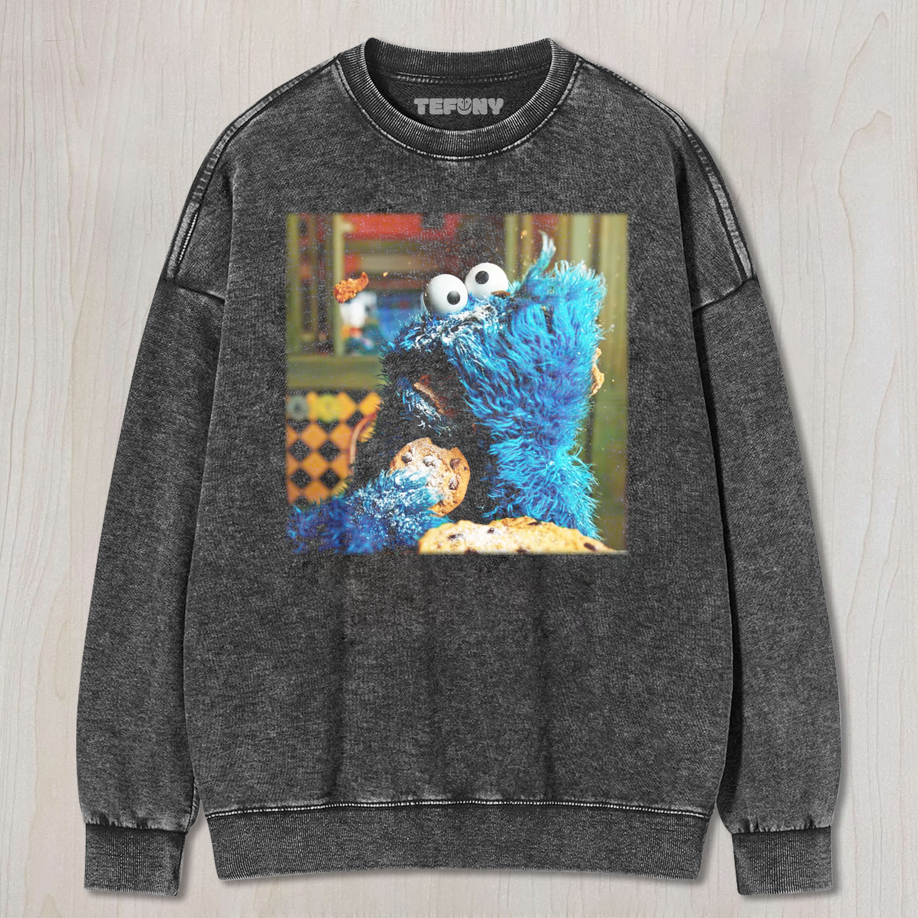 COOKIE MONSTER WHITE POWDER TEE & SWEAT & HOOD