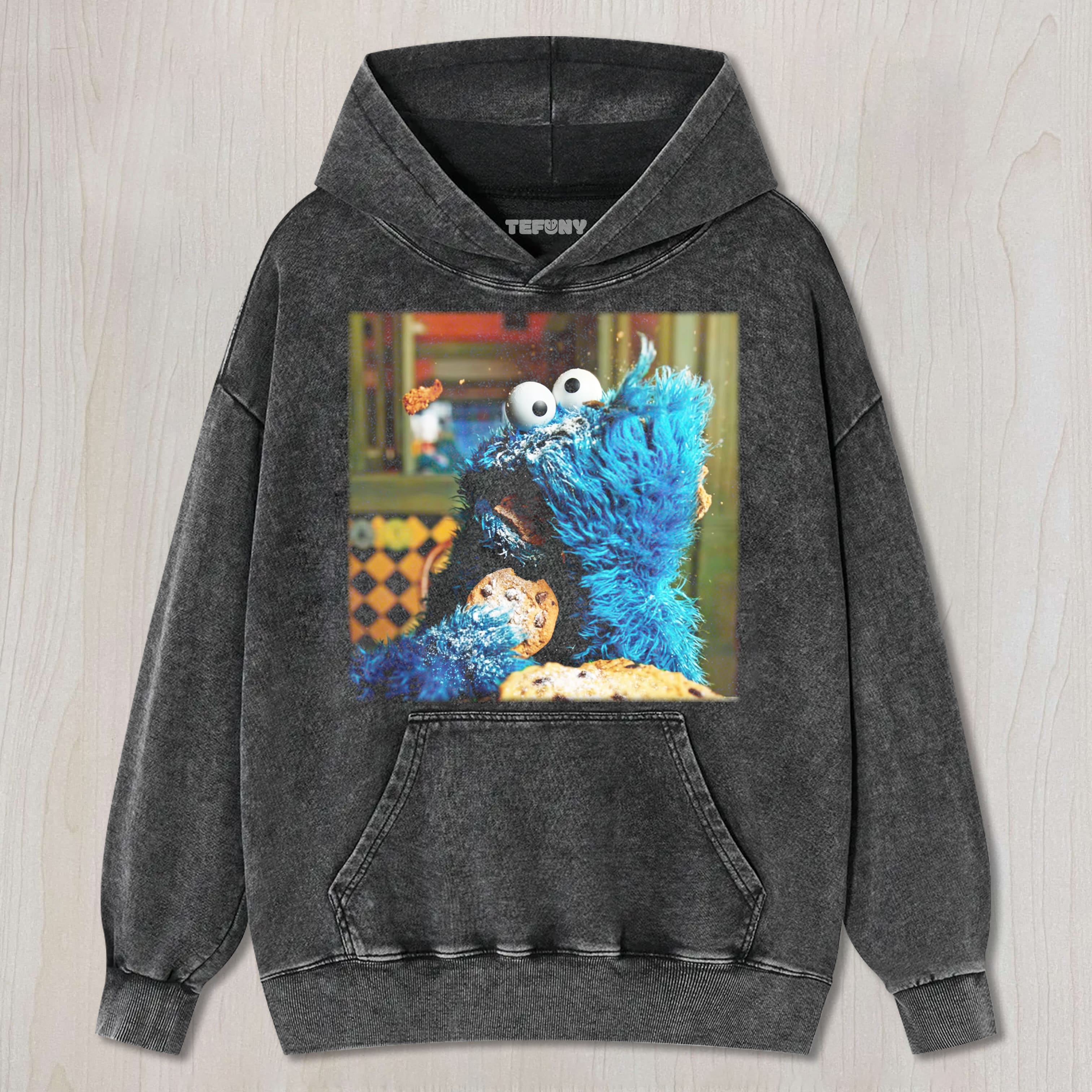 COOKIE MONSTER WHITE POWDER TEE & SWEAT & HOOD