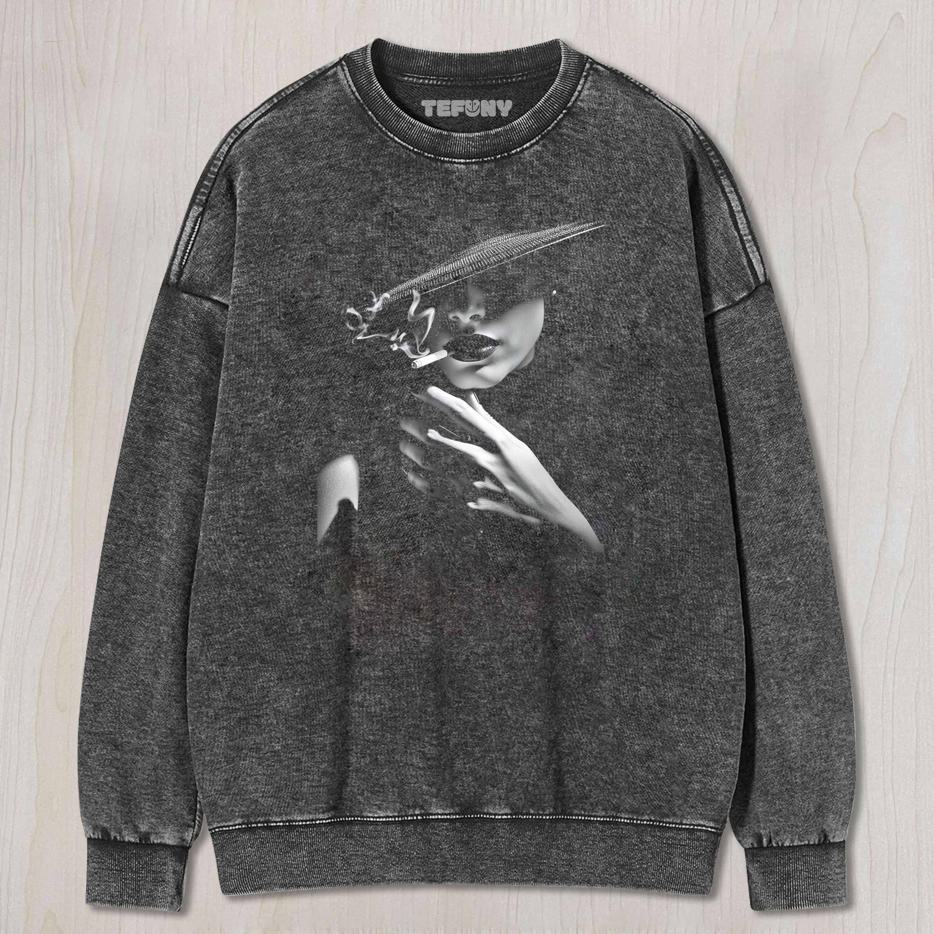 COOL SMOKING WOMAN V1 TEE & SWEAT & HOOD