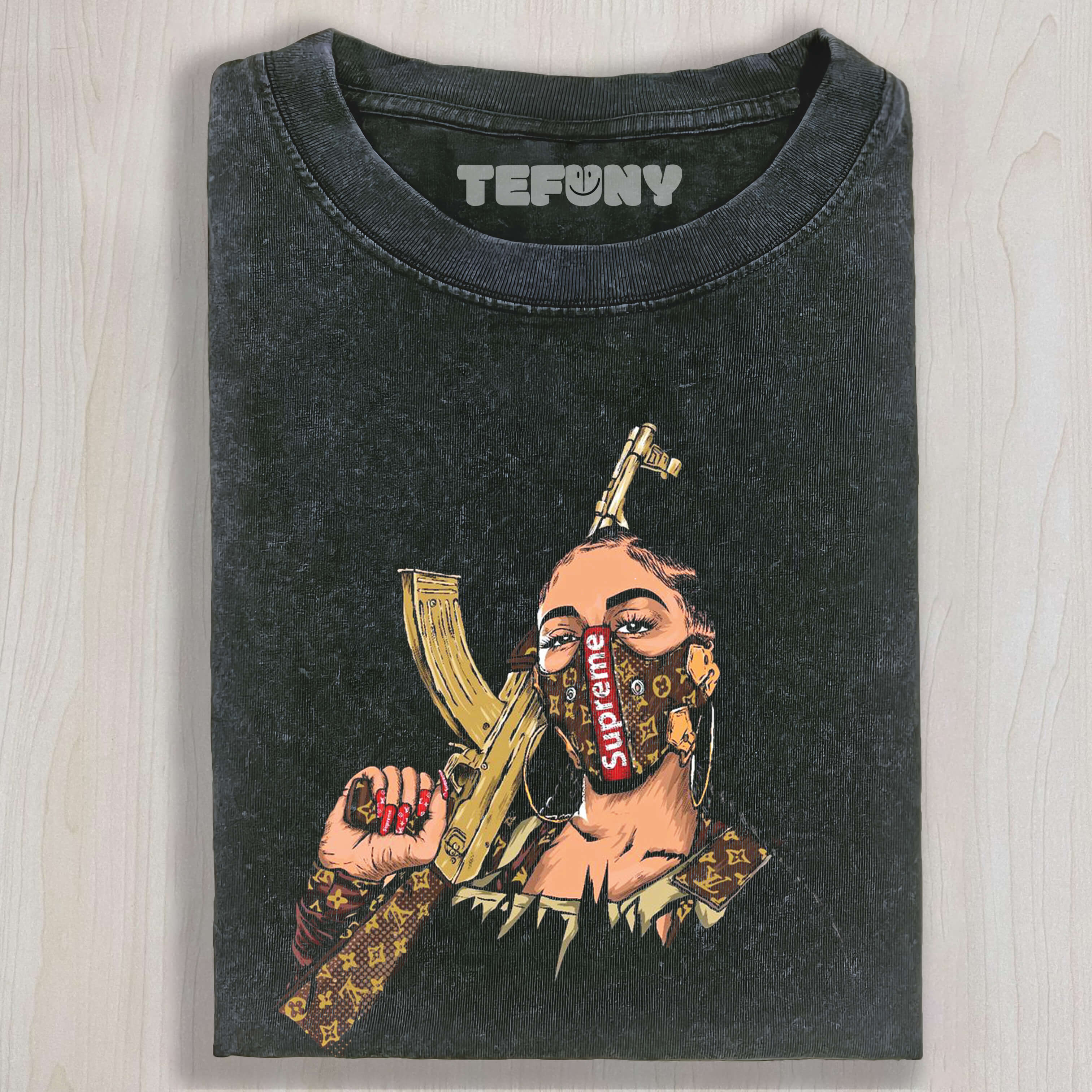 COOL WOMAN WITH A GUN TEE & SWEAT & HOOD