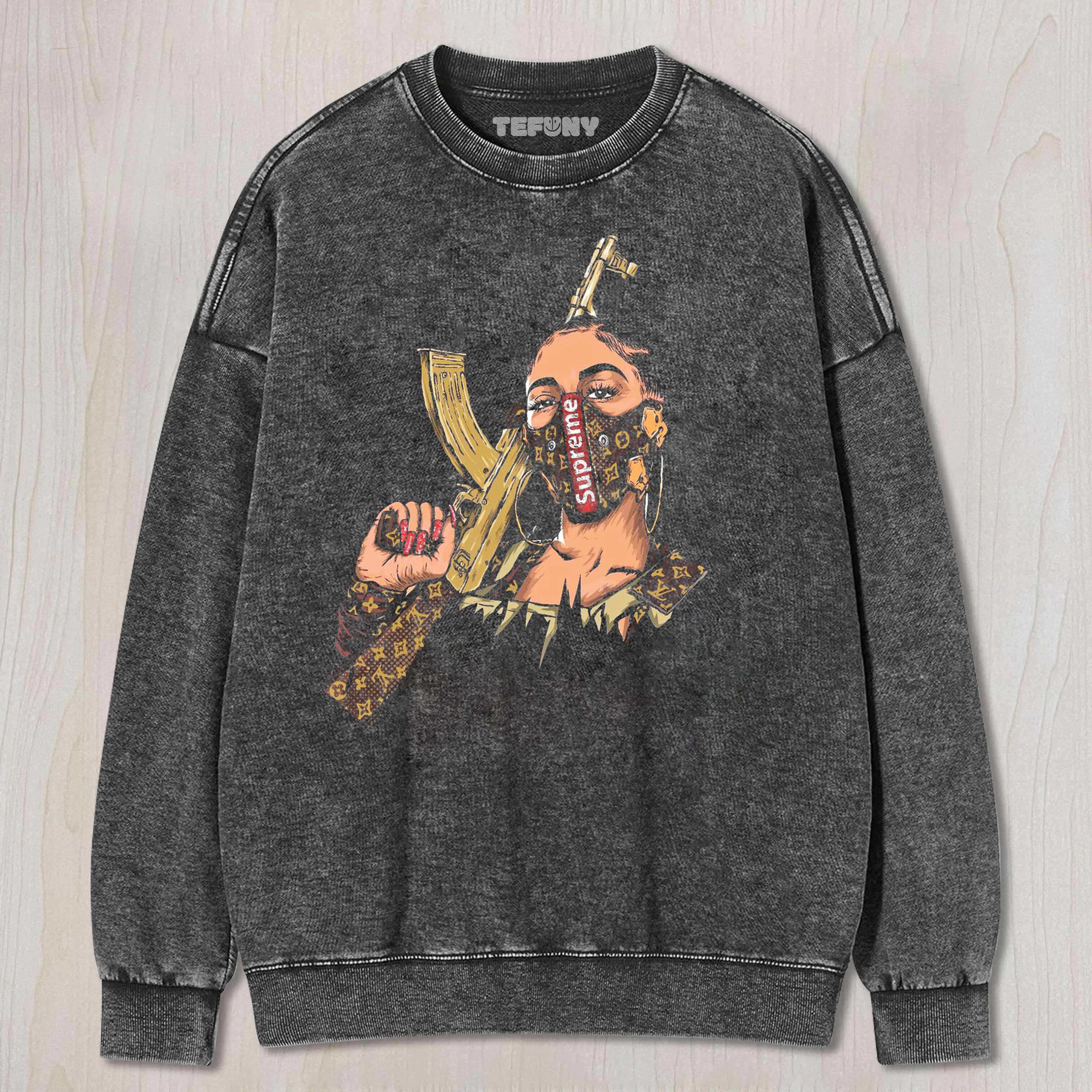 COOL WOMAN WITH A GUN TEE & SWEAT & HOOD