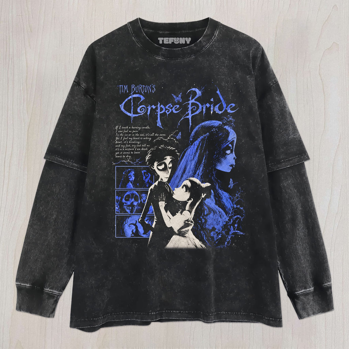 CORPSE BRIDE UNISEX TEE, TANK TOP, LAYERED LS, SWEATSHIRT & HOODIE