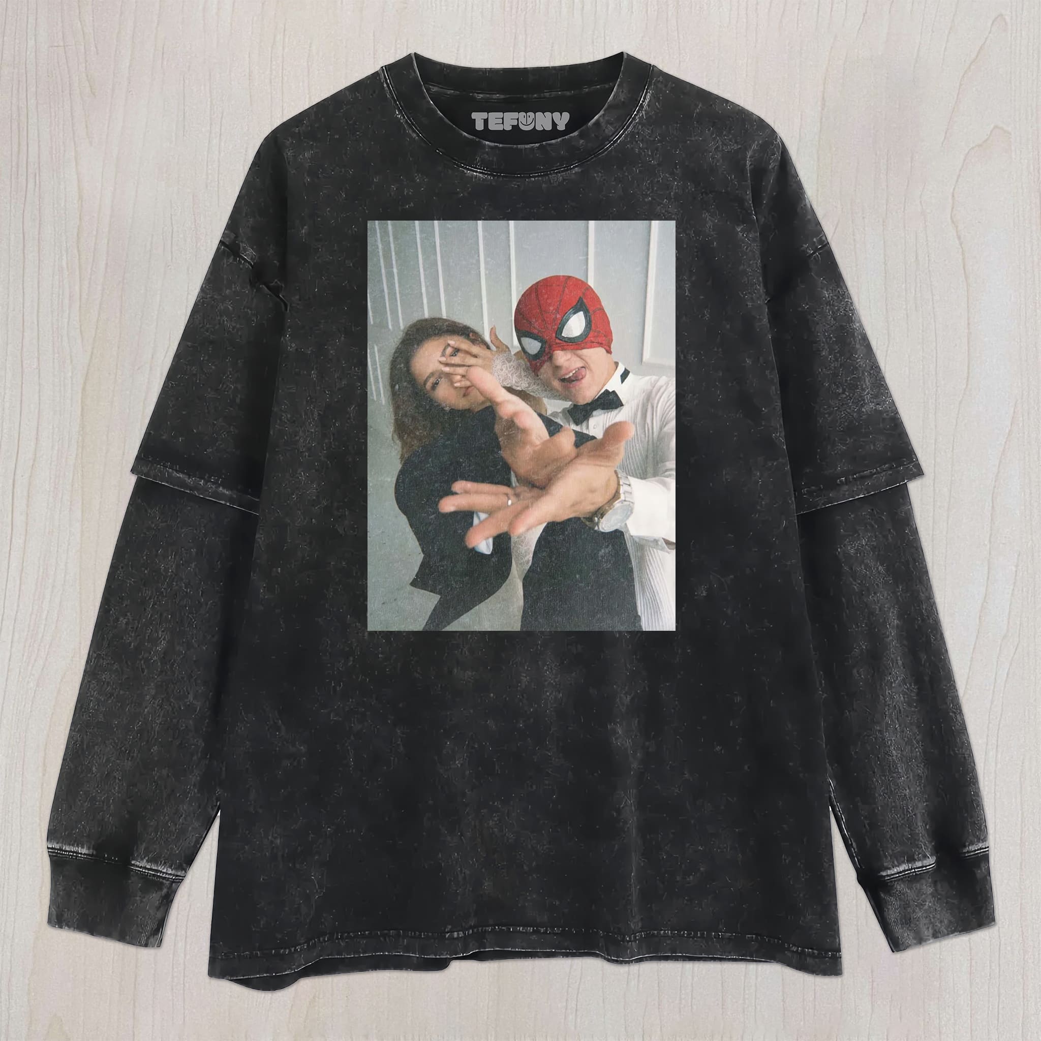 COUPLE FUN PRANK SHOT UNISEX TEE, TANK TOP, LAYERED LS, SWEATSHIRT & HOODIE