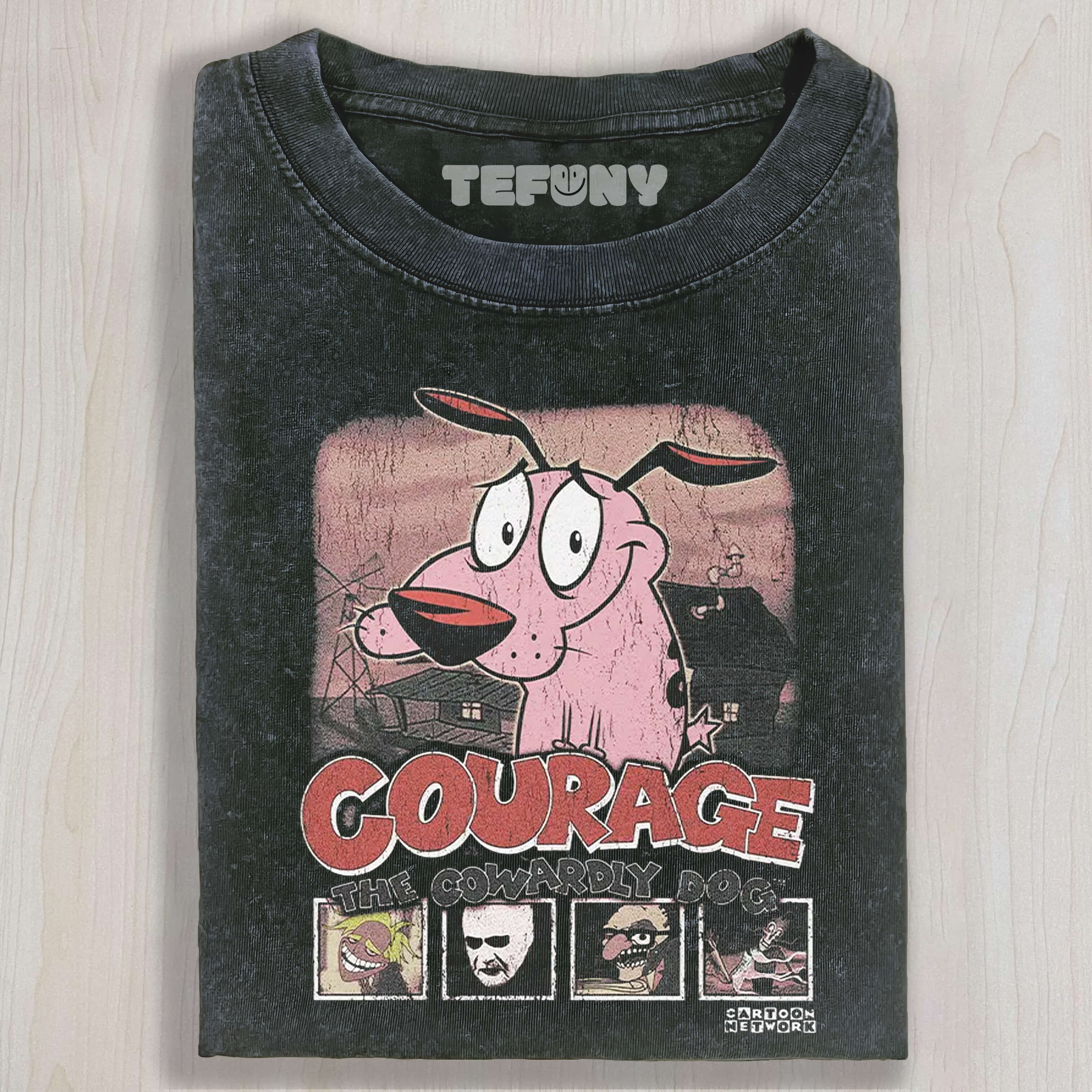 COURAGE THE COWARDLY DOG TEE & SWEAT & HOOD