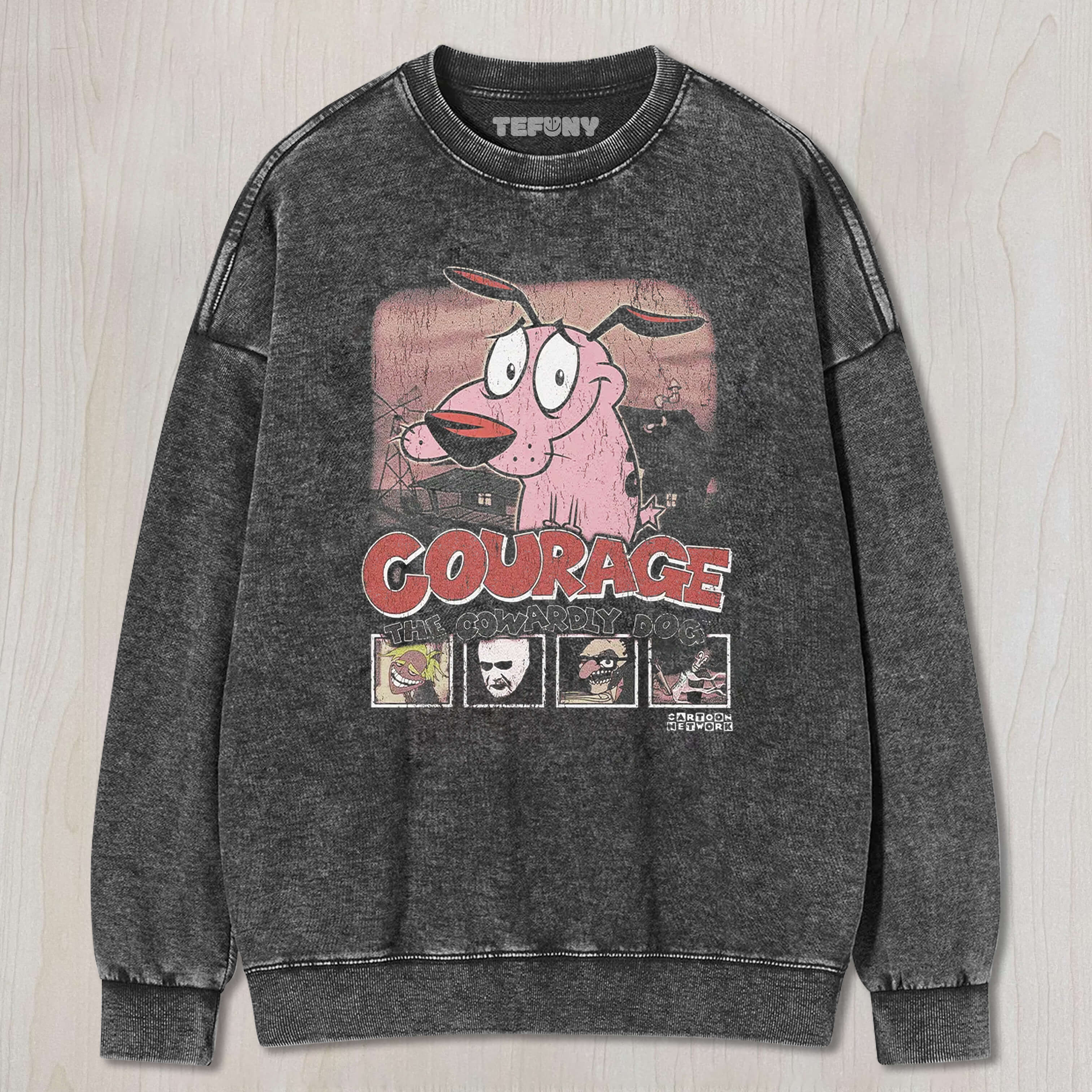 COURAGE THE COWARDLY DOG TEE & SWEAT & HOOD