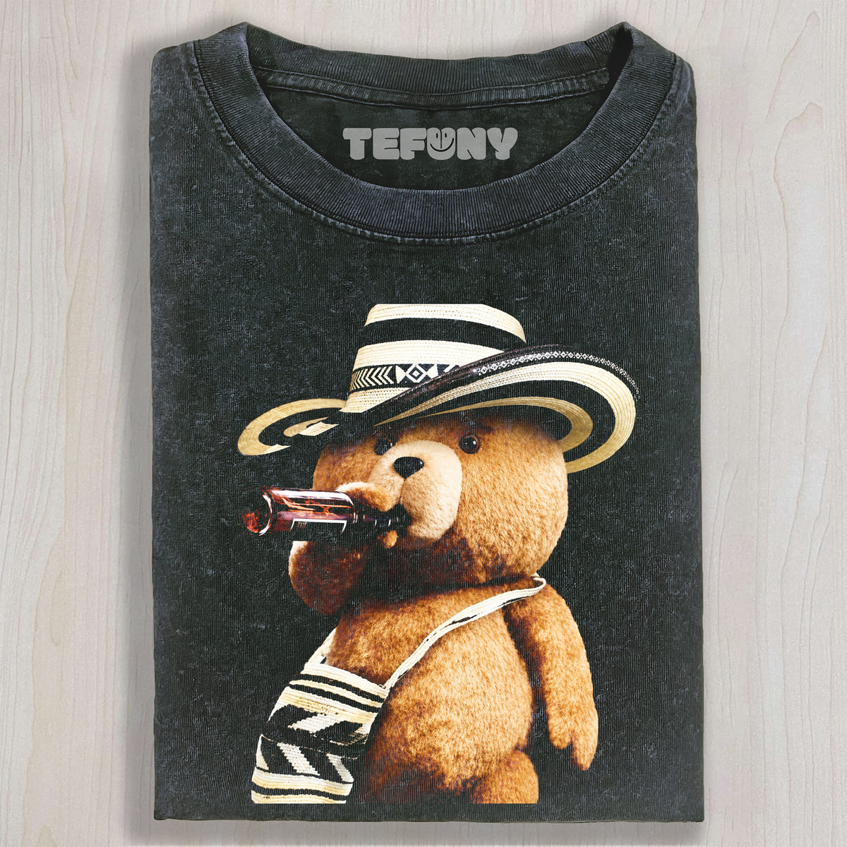 COWBOY TED DRINKING UNISEX TEE, TANK TOP, LAYERED LS, SWEATSHIRT & HOODIE
