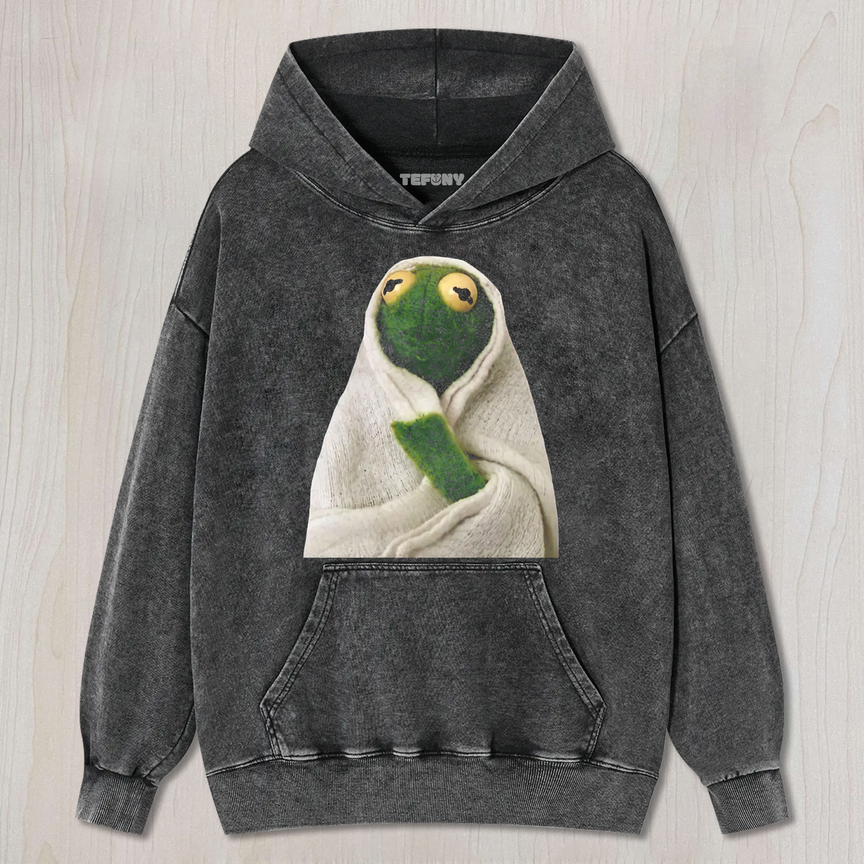 COZY BLANKET FROG MEME VINTAGE UNISEX TEE, TANK TOP, LAYERED LS, SWEATSHIRT & HOODIE