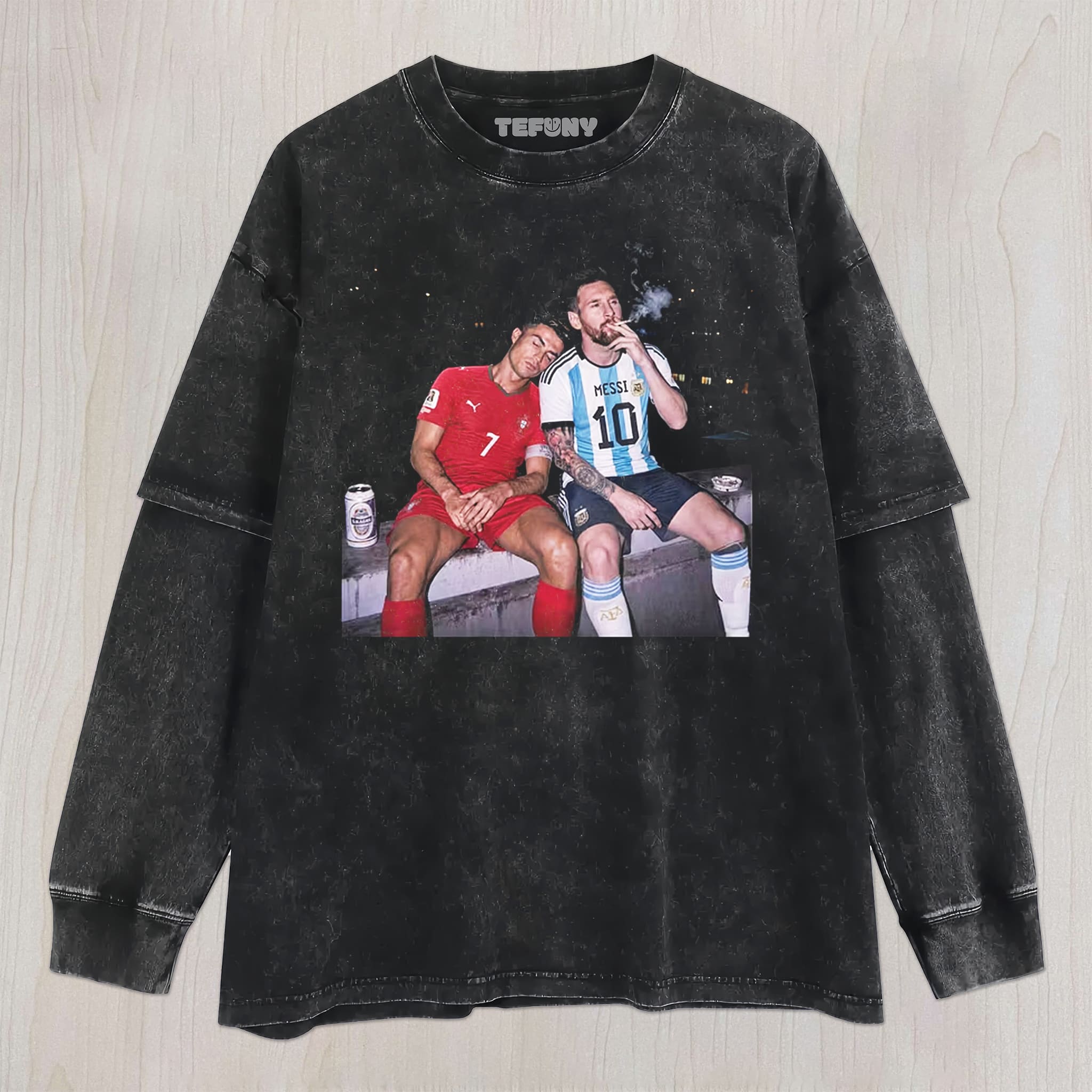 CR7 & MESSI UNISEX TEE, TANK TOP, LAYERED LS, SWEATSHIRT & HOODIE