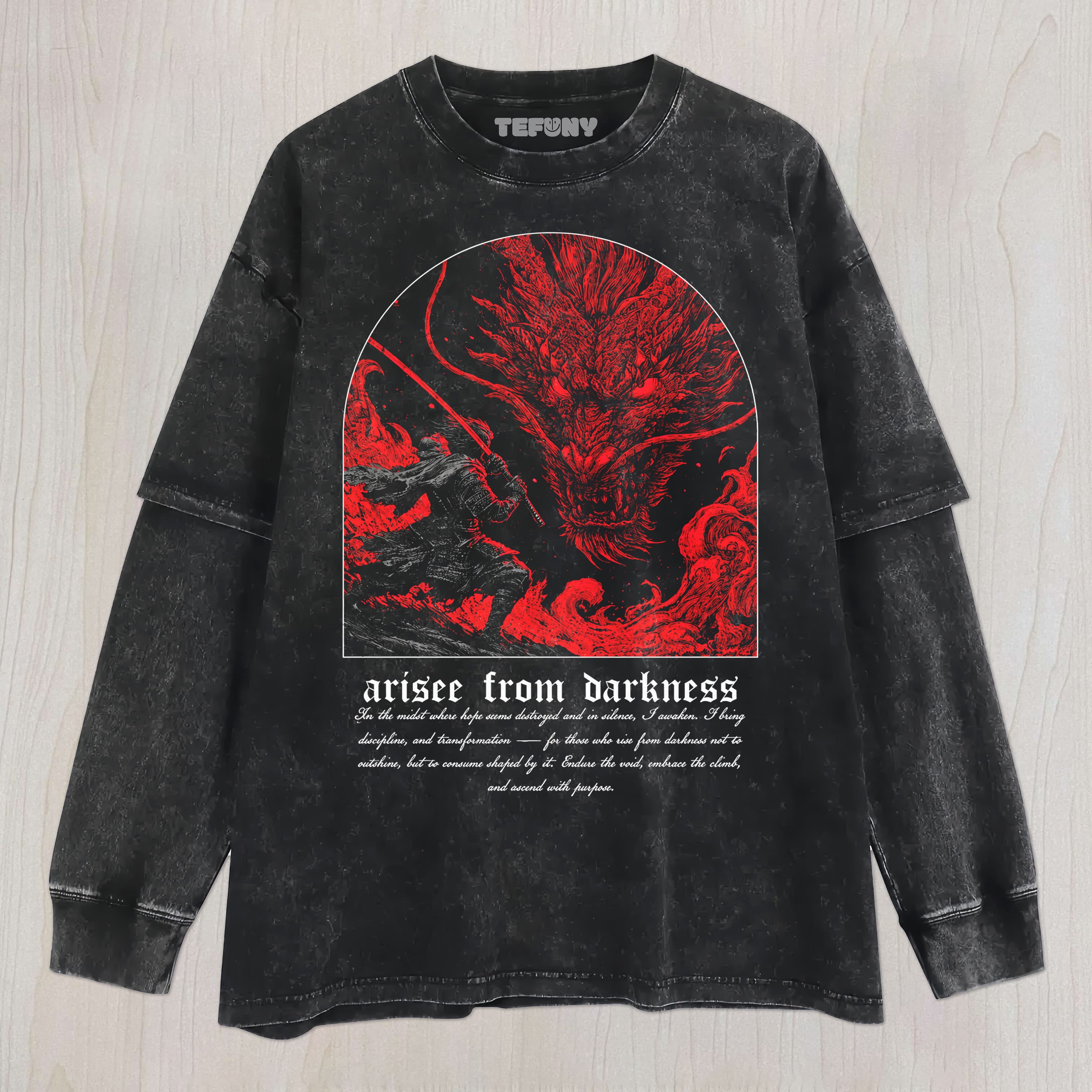 CRIMSON RYŪ UNISEX TEE, TANK TOP, LAYERED LS, SWEATSHIRT & HOODIE