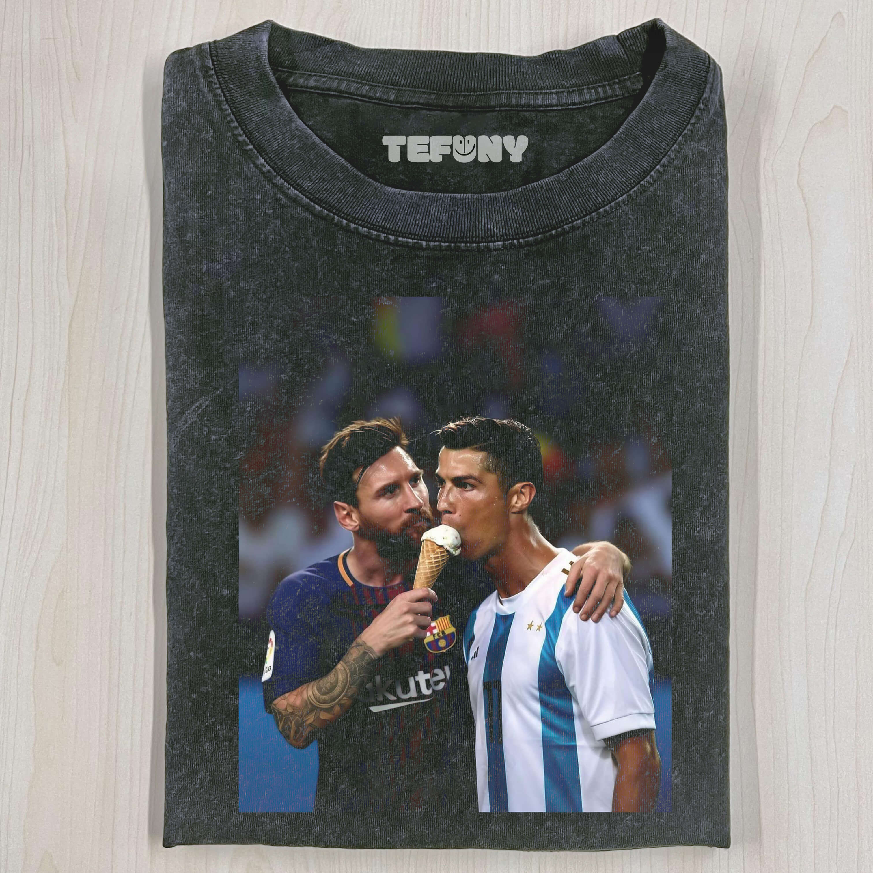 CRISTIANO RONALDO AND LIONEL MESSI T-SHIRTS