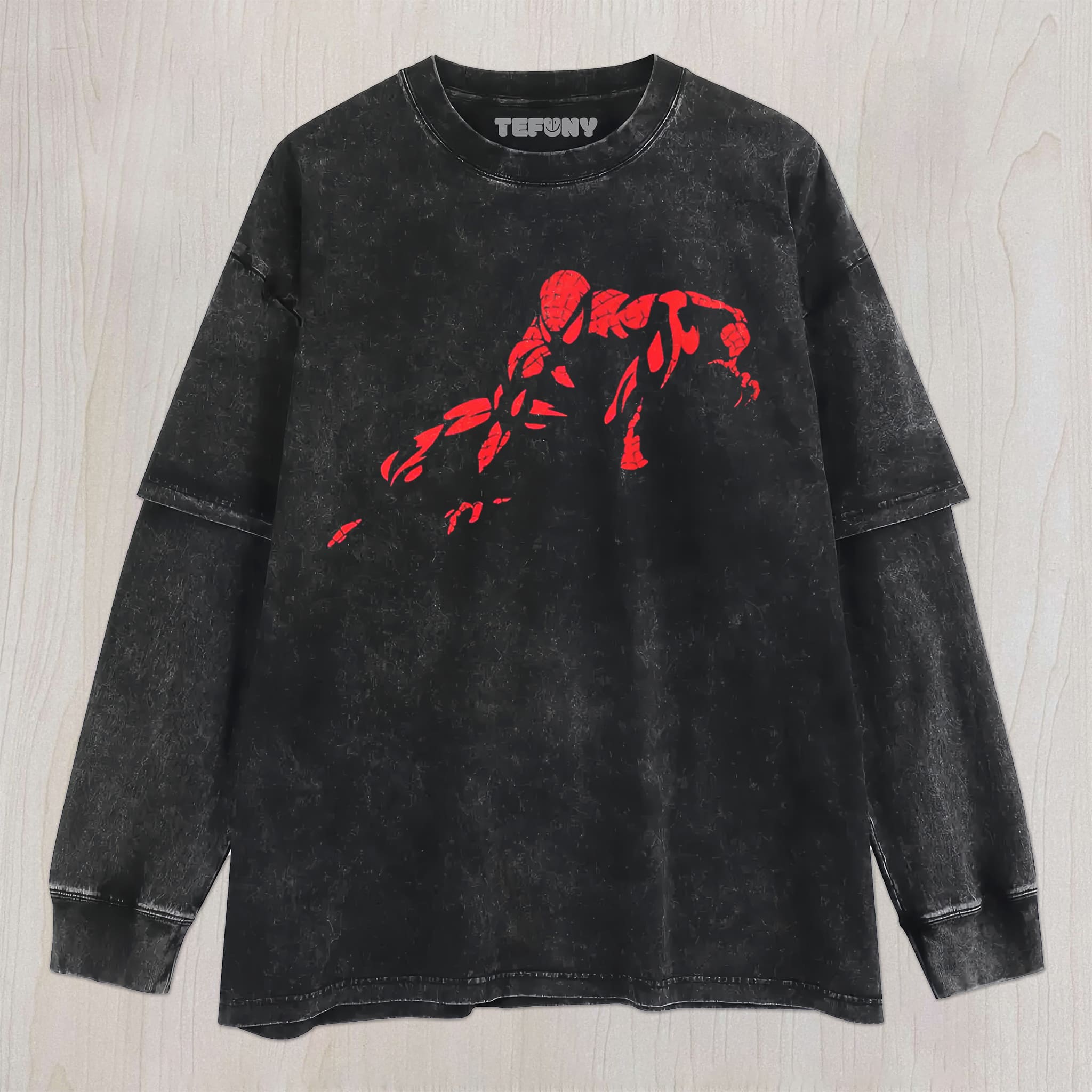 CROUCHING SPIDER- (ZENDAYA, SAME DESIGN) UNISEX TEE, TANK TOP, LAYERED LS, SWEATSHIRT & HOODIE