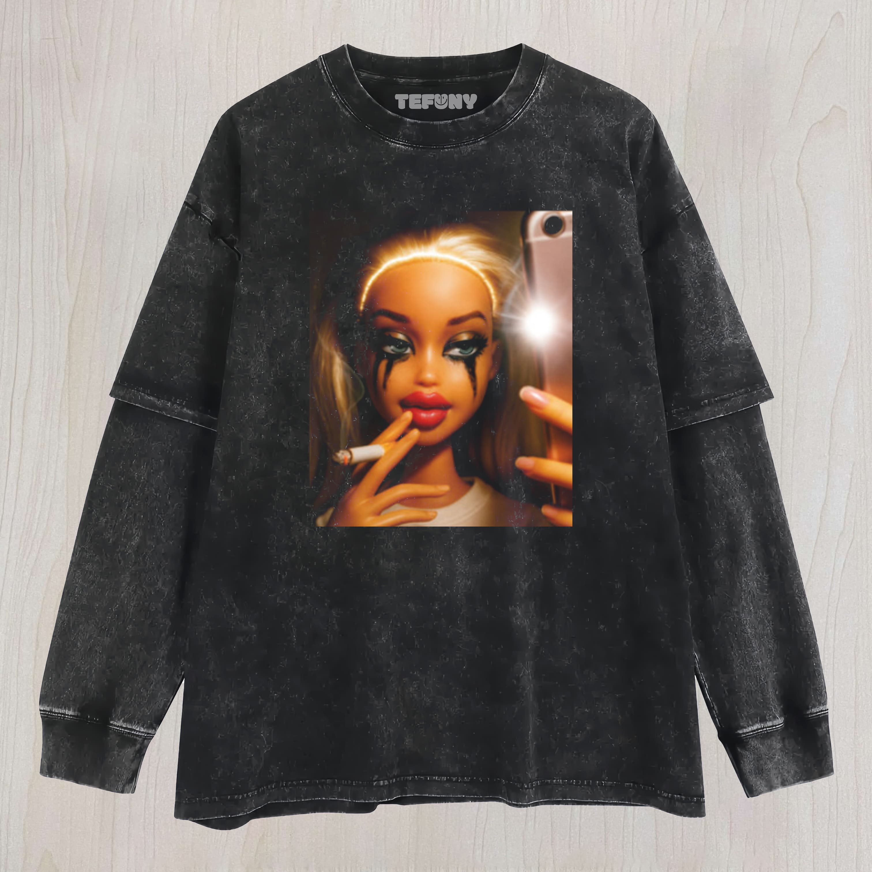 CRYING WITH FLASH UNISEX TEE, TANK TOP, LAYERED LS, SWEATSHIRT & HOODIE