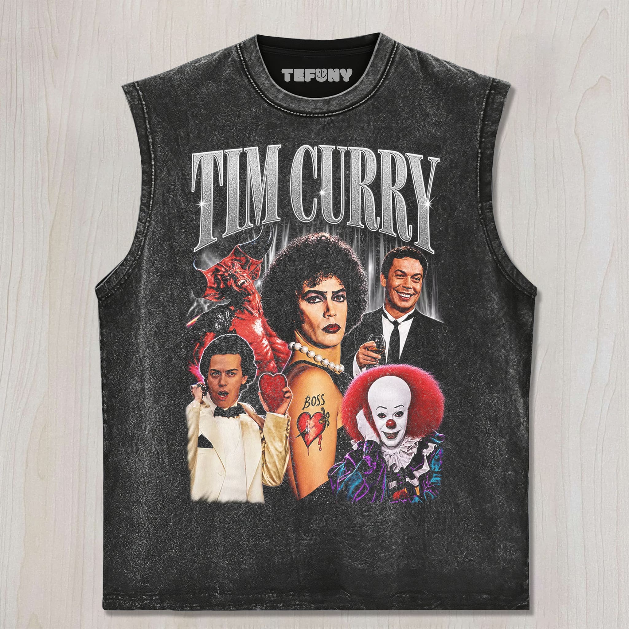 CULT CINEMA MULTI‑CHARACTER COLLAGE TEE UNISEX TEE, TANK TOP, LAYERED LS, SWEATSHIRT & HOODIE