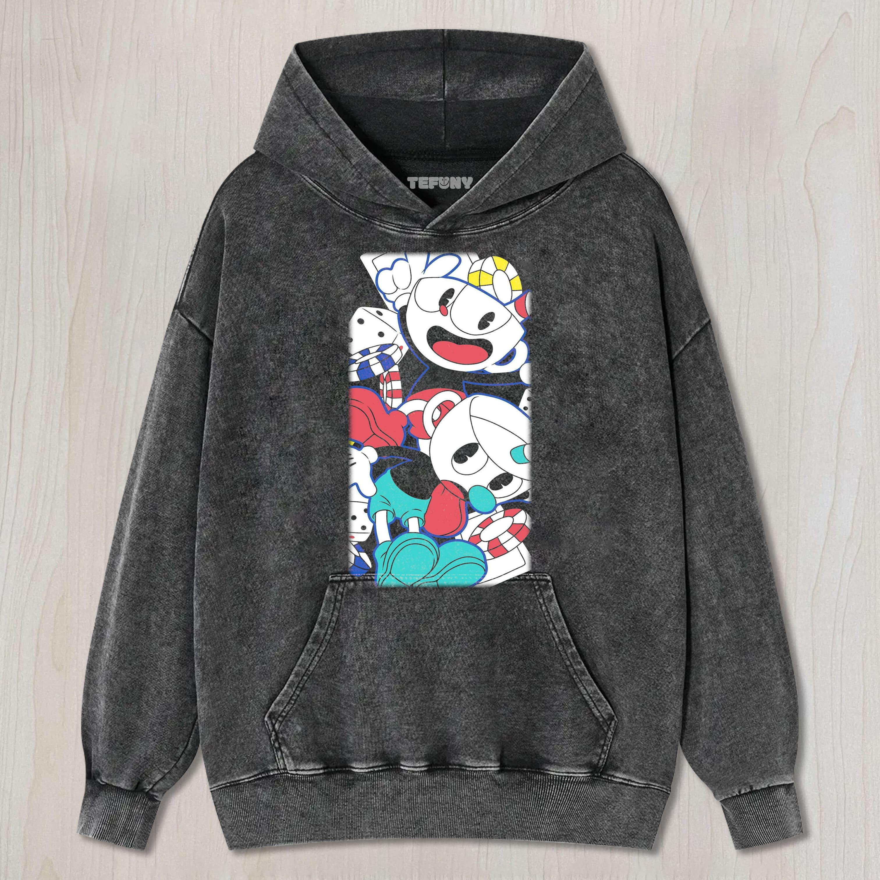 CUPHEAD UNISEX TEE, TANK TOP, LAYERED LS, SWEATSHIRT & HOODIE