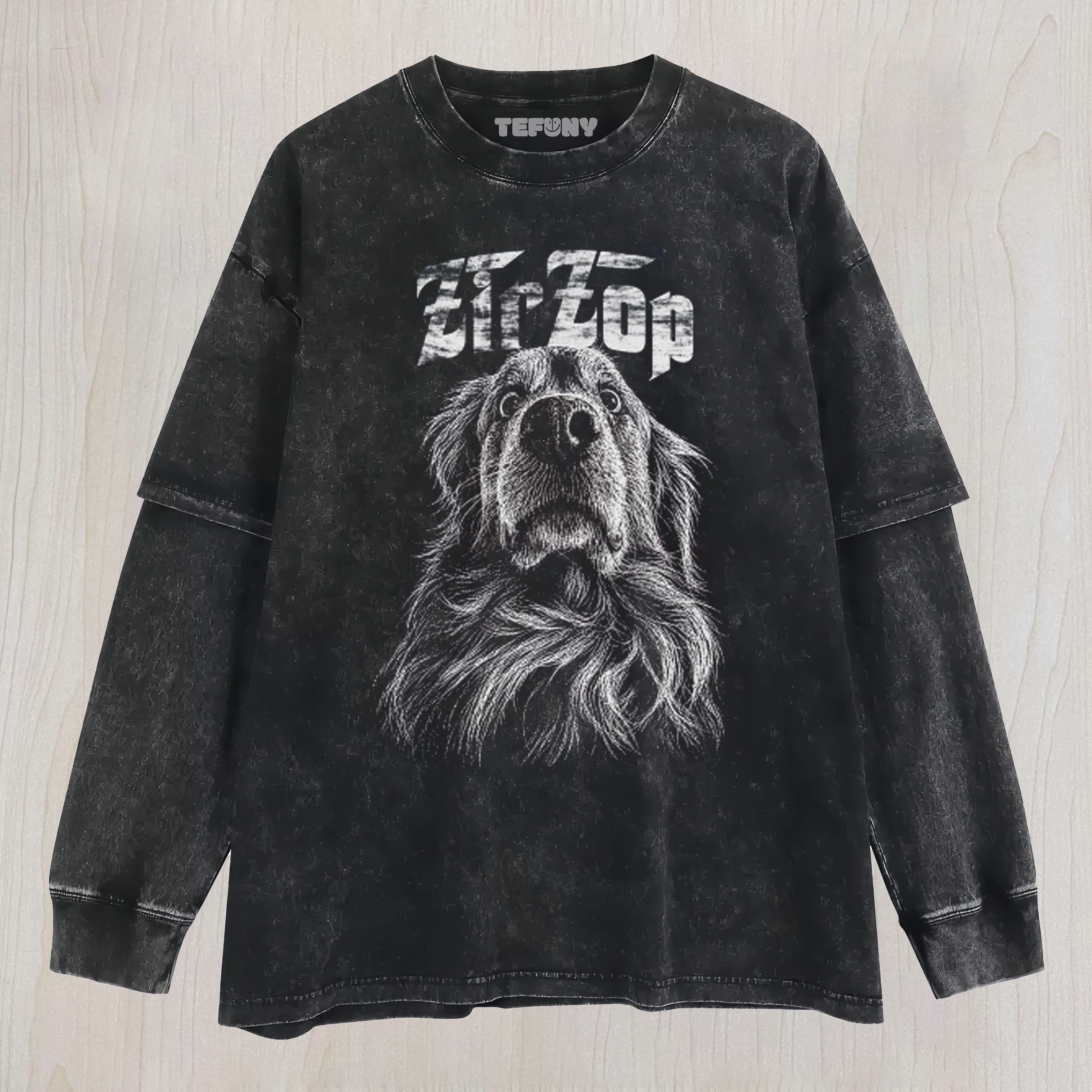 CUSTOM DOG PHOTO GRAPHIC UNISEX TEE, TANK TOP, LAYERED LS, SWEATSHIRT & HOODIE