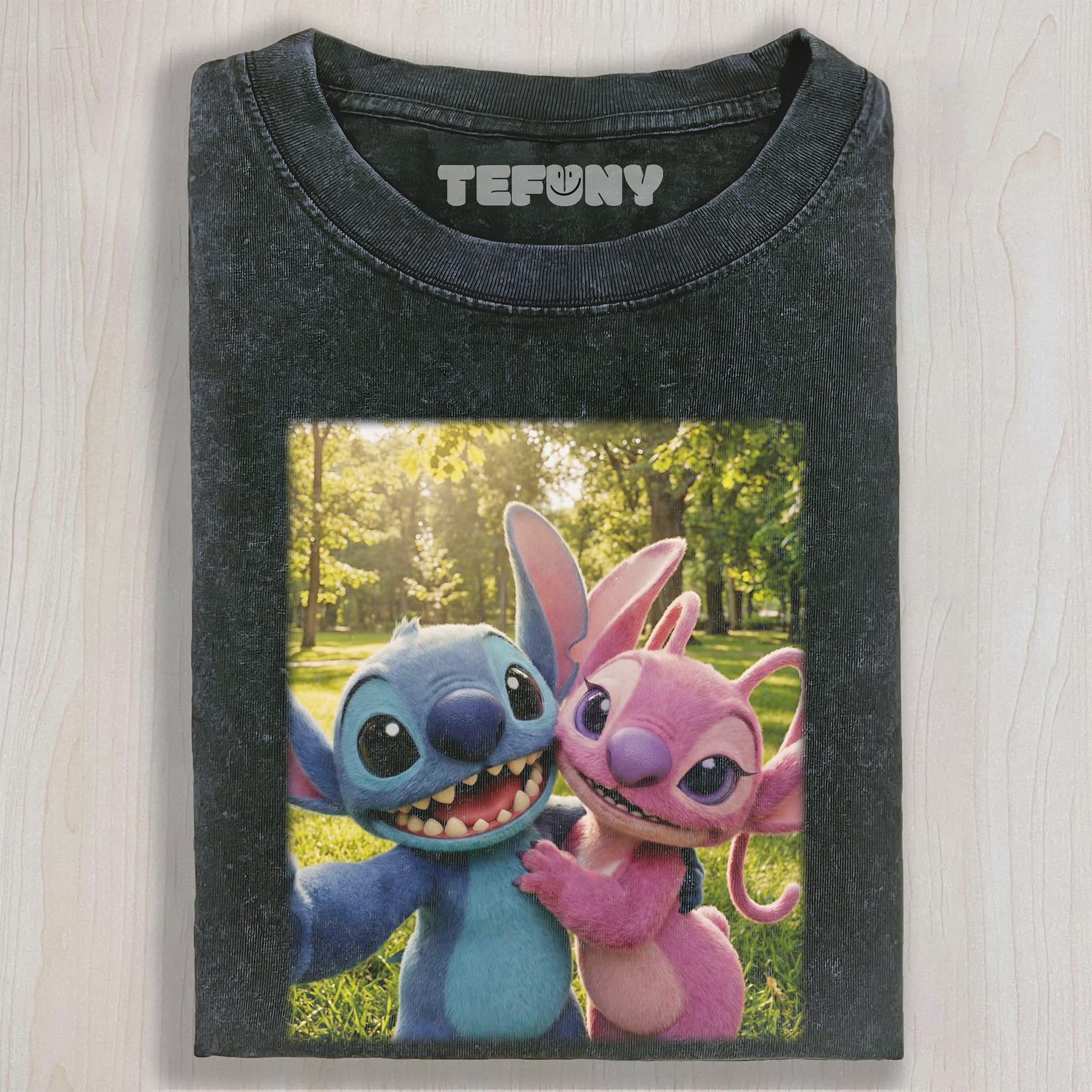 CUTE ALIEN DUO VINTAGE GRAPHIC TEE UNISEX TEE, TANK TOP, LAYERED LS, SWEATSHIRT & HOODIE
