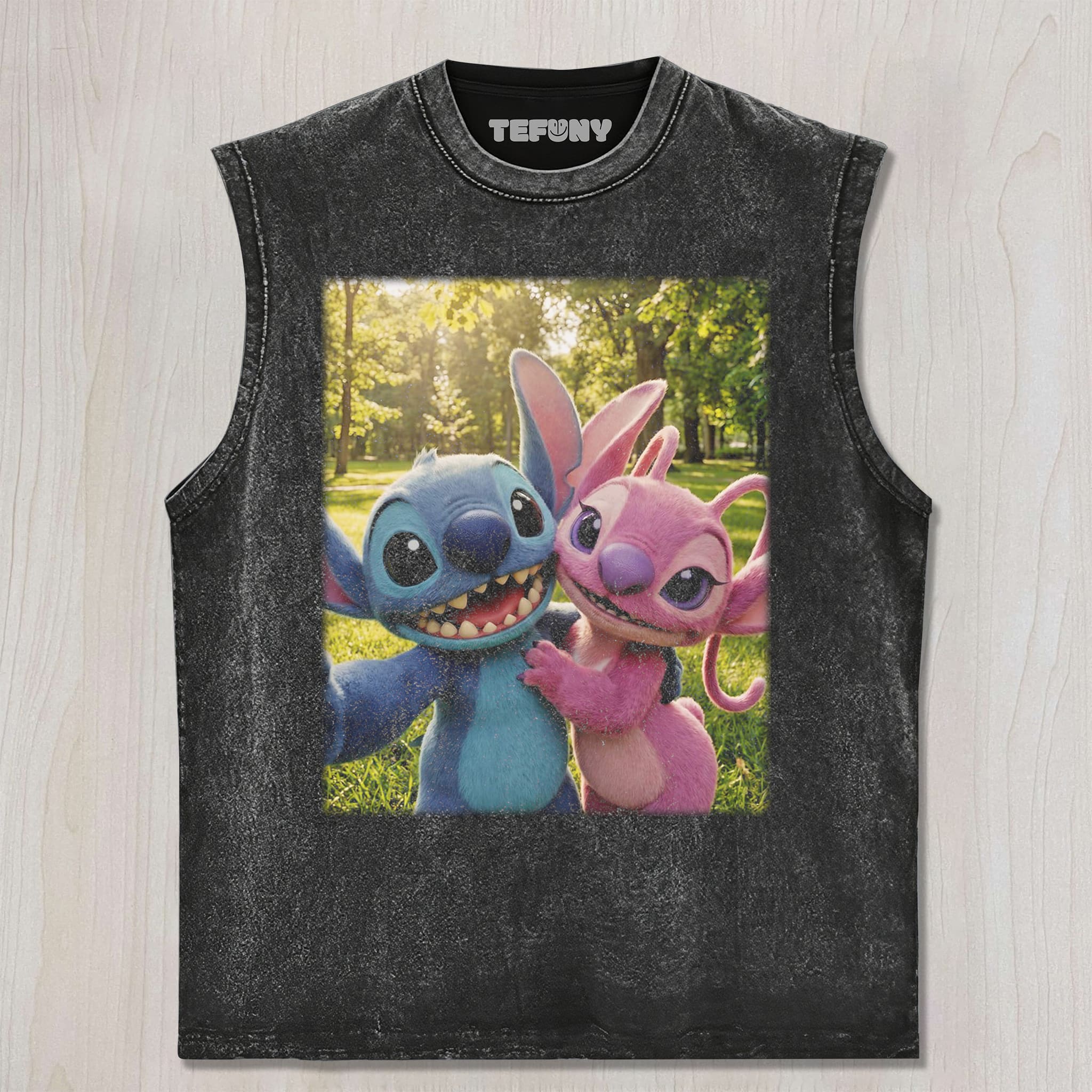 CUTE ALIEN DUO VINTAGE GRAPHIC TEE UNISEX TEE, TANK TOP, LAYERED LS, SWEATSHIRT & HOODIE