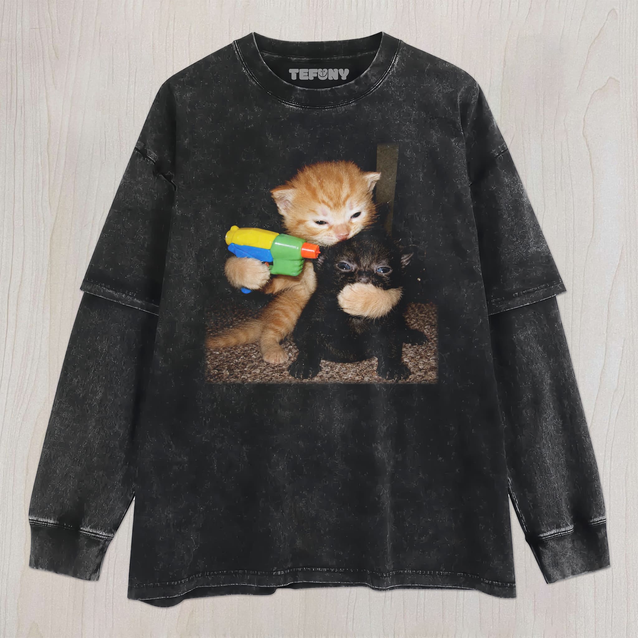 CUTE CATS MEME UNISEX TEE, TANK TOP, LAYERED LS, SWEATSHIRT & HOODIE