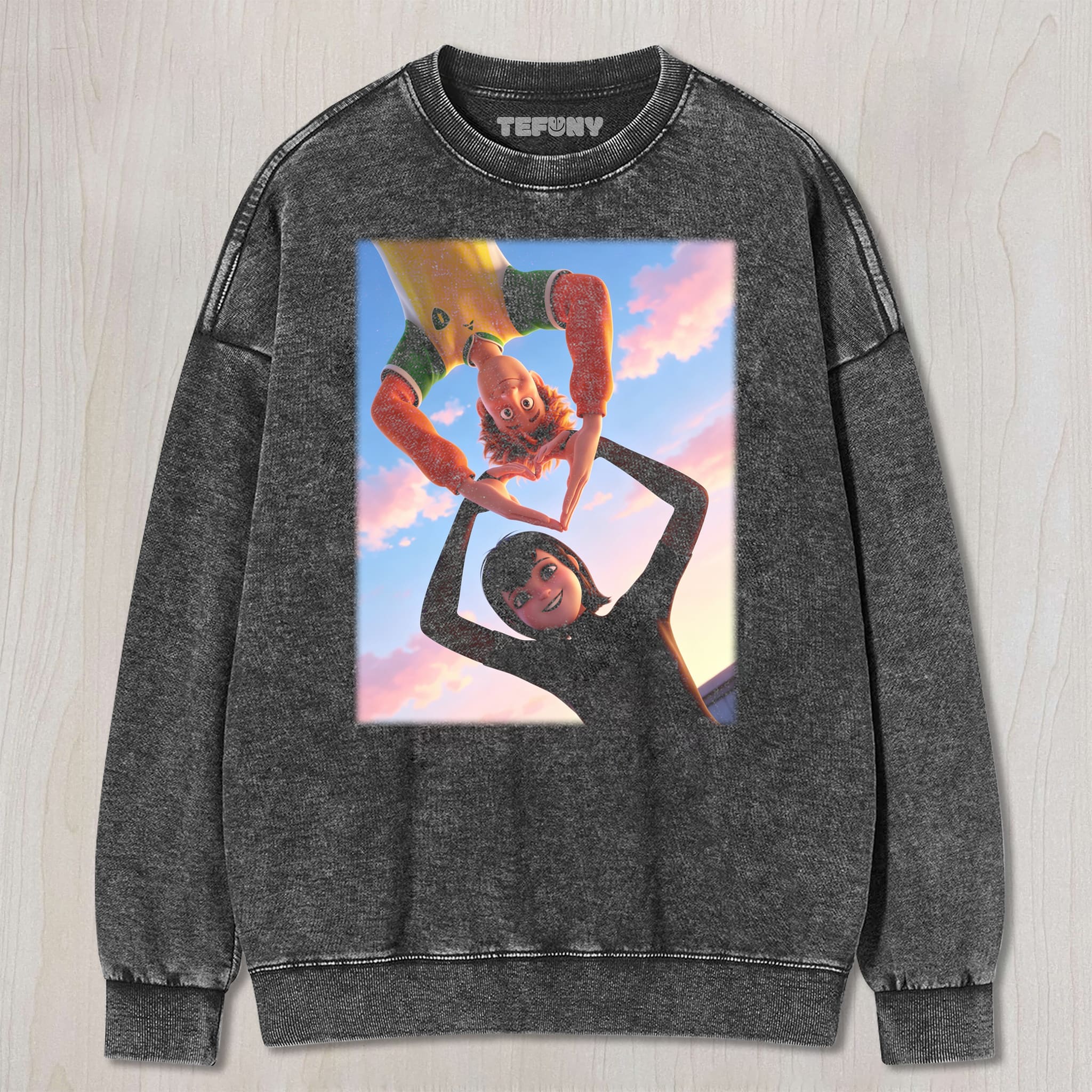 CUTE FANTASY FRIENDSHIP VINTAGE GRAPHIC TEE UNISEX TEE, TANK TOP, LAYERED LS, SWEATSHIRT & HOODIE