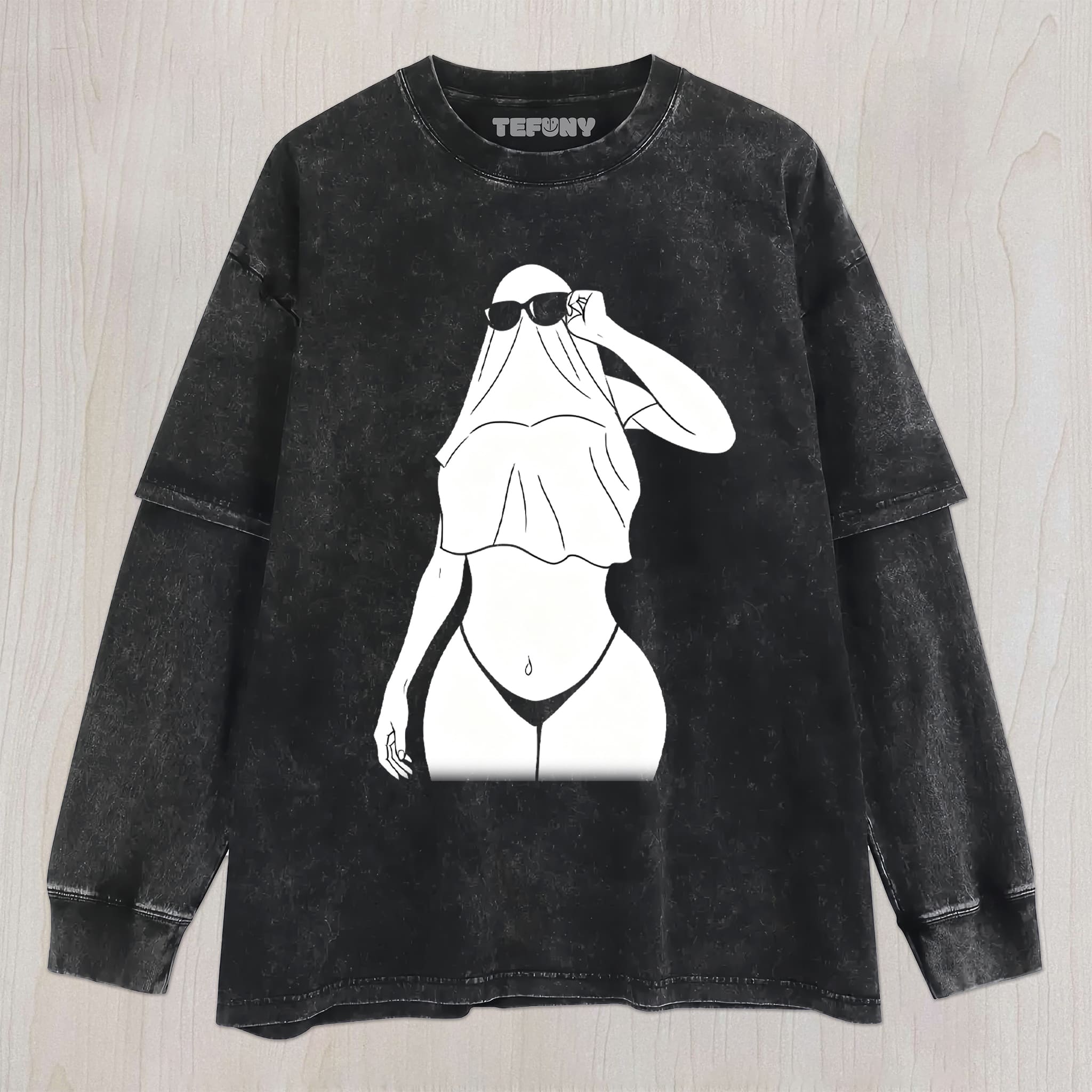 CUTE GHOST V3 T-SHIRT UNISEX TEE, TANK TOP, LAYERED LS, SWEATSHIRT & HOODIE