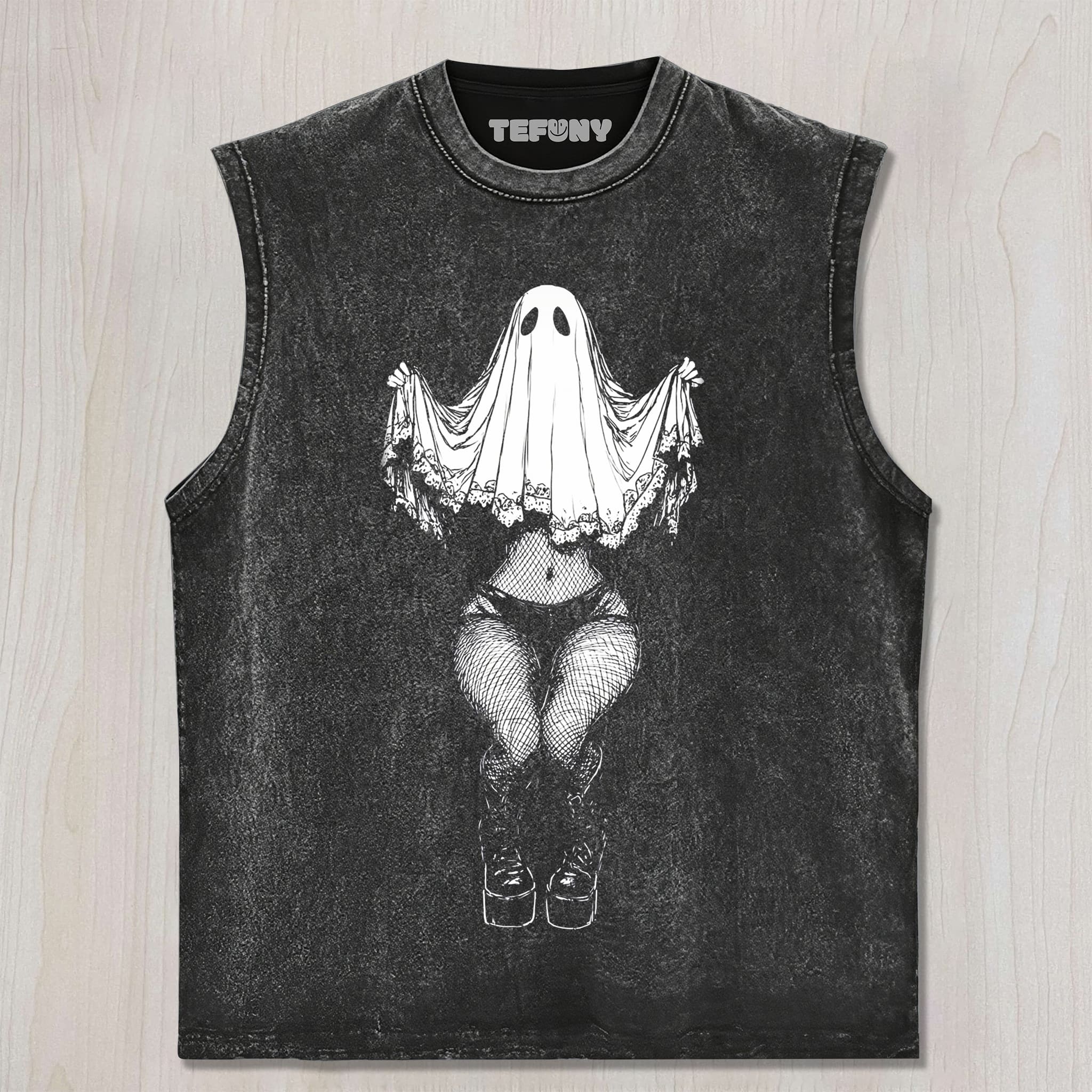 CUTE GHOST V5 T-SHIRT UNISEX TEE, TANK TOP, LAYERED LS, SWEATSHIRT & HOODIE