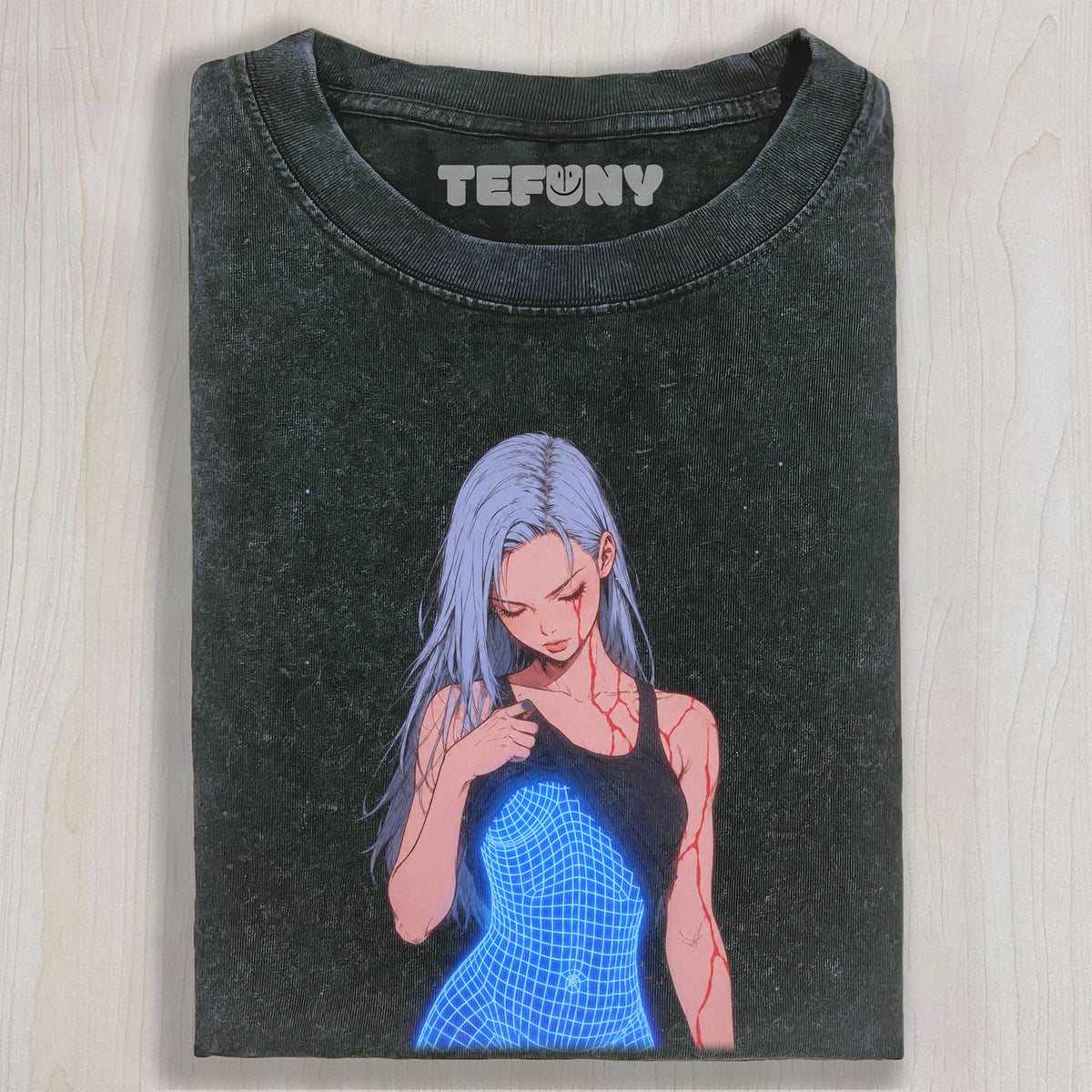 CYBER ANGEL UNISEX TEE, TANK TOP, LAYERED LS, SWEATSHIRT & HOODIE