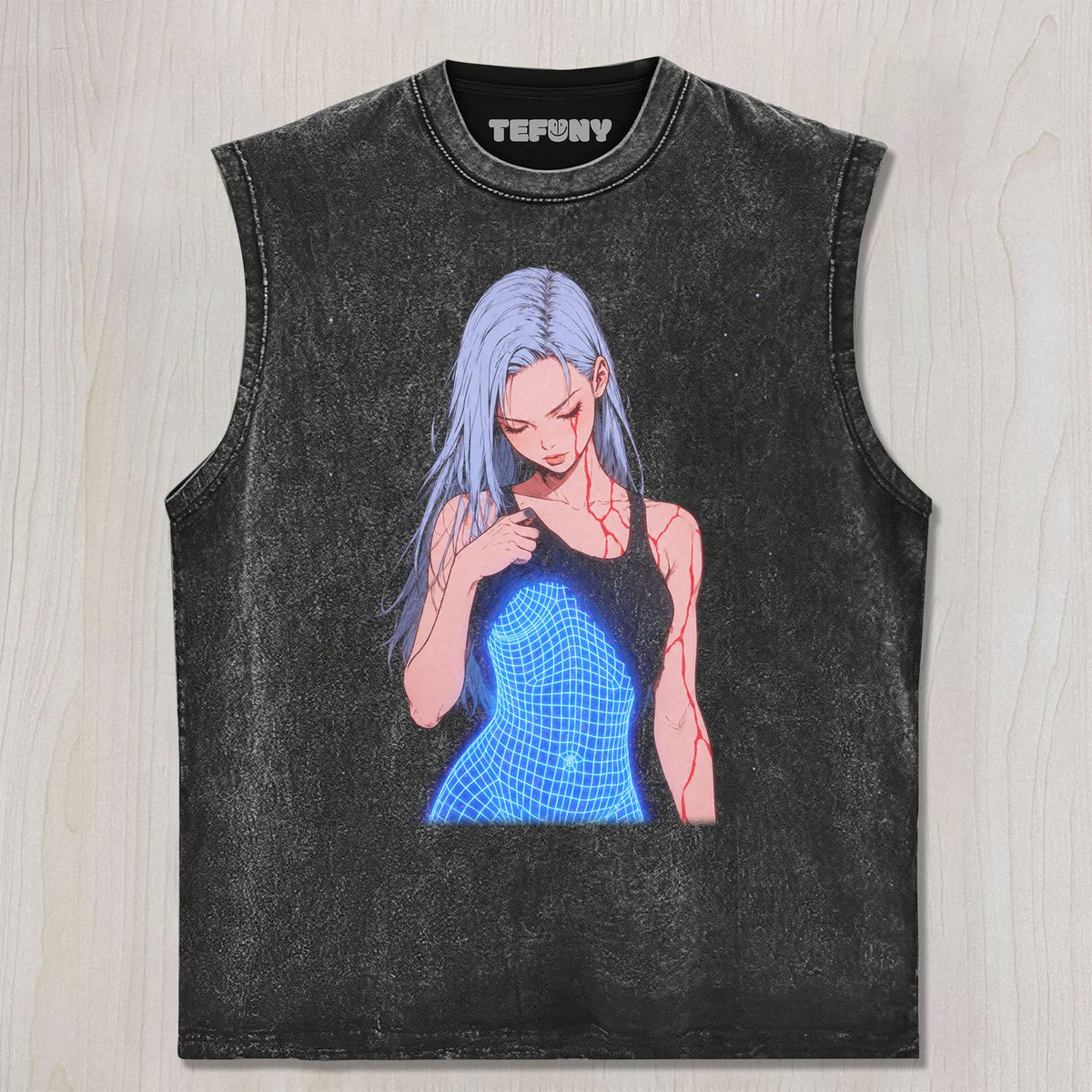 CYBER ANGEL UNISEX TEE, TANK TOP, LAYERED LS, SWEATSHIRT & HOODIE