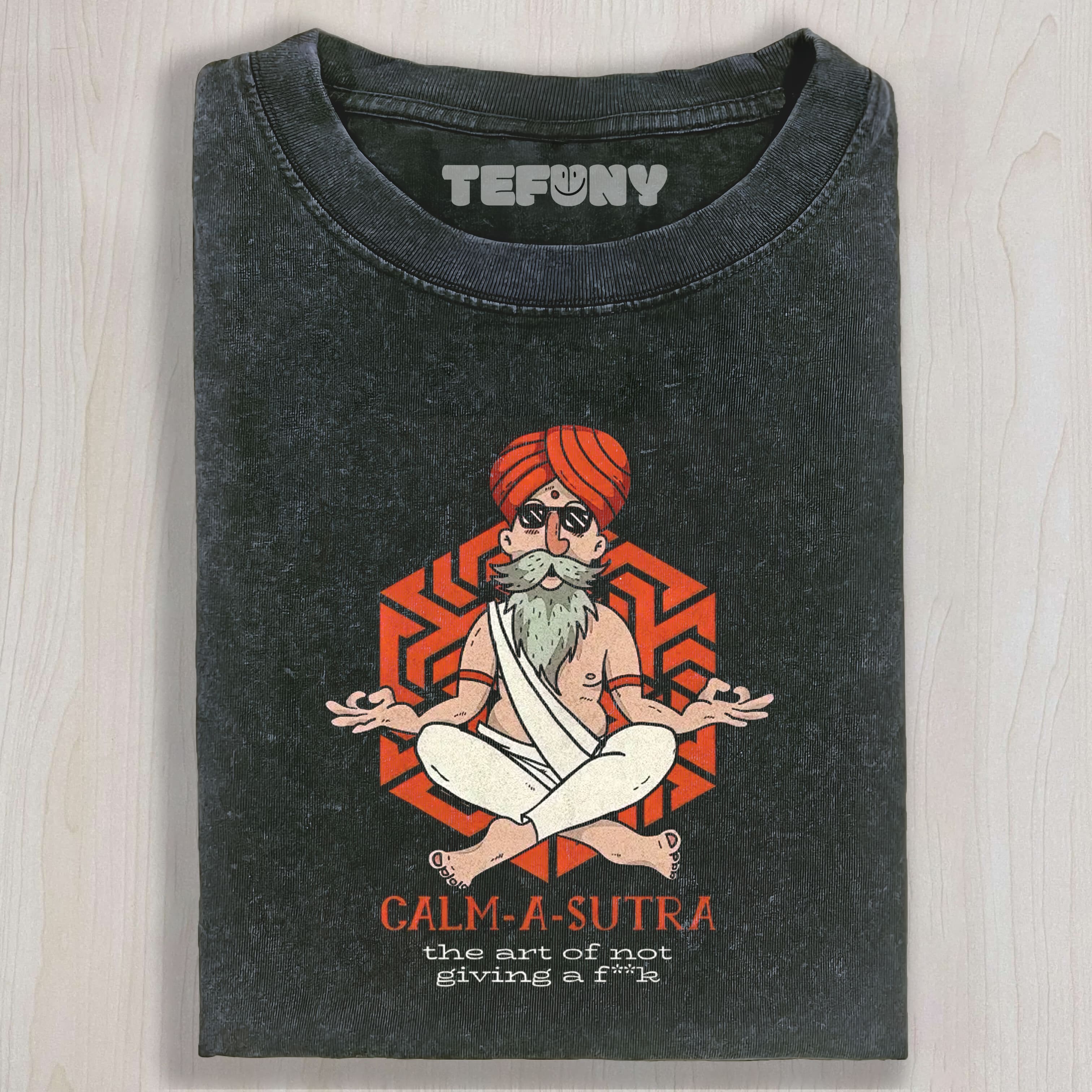 CALM-A-SUTRA SASSY GURU WASHED TEE & SWEAT & HOOD