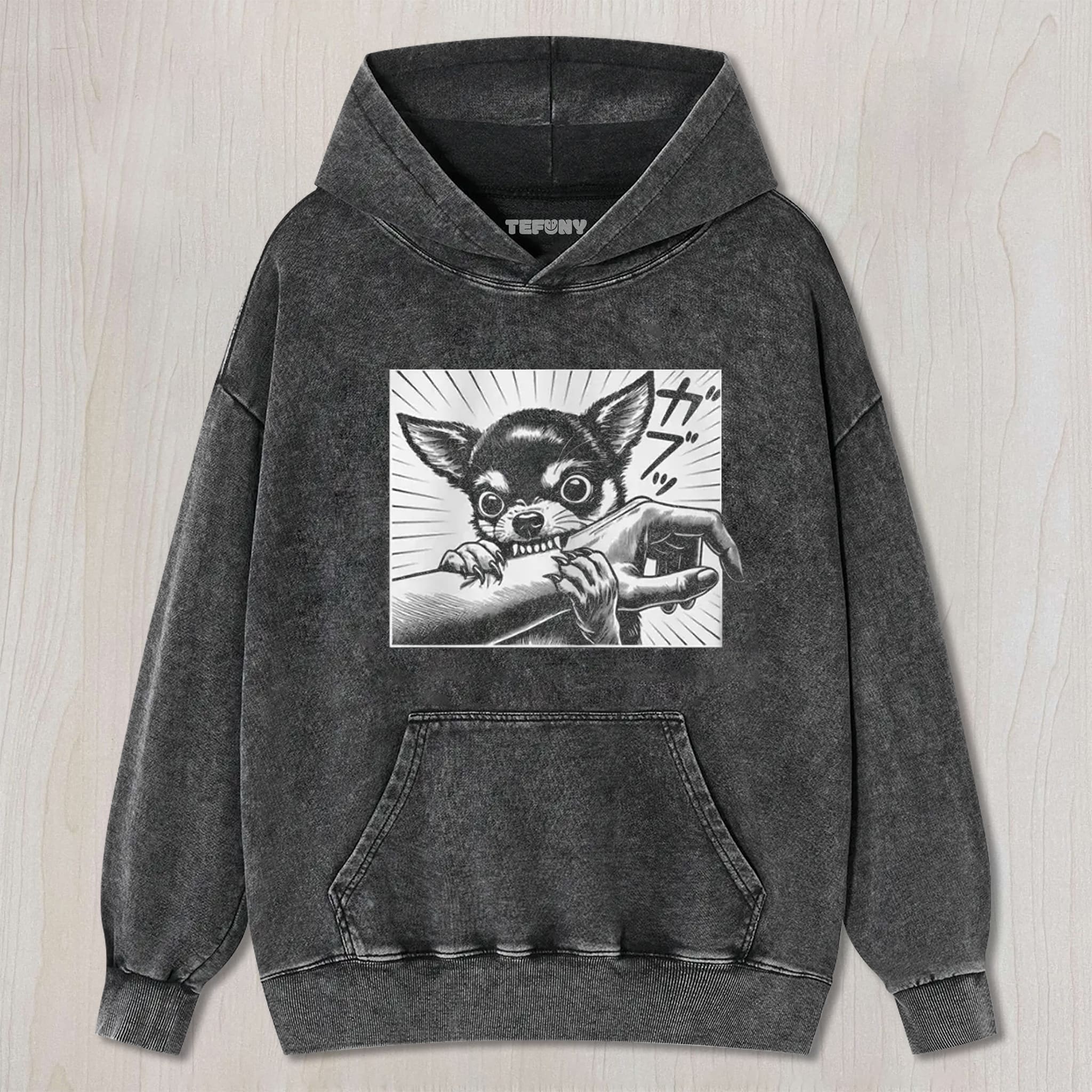 CHIHUAHUA DOG BITE UNISEX TEE, TANK TOP, LAYERED LS, SWEATSHIRT & HOODIE