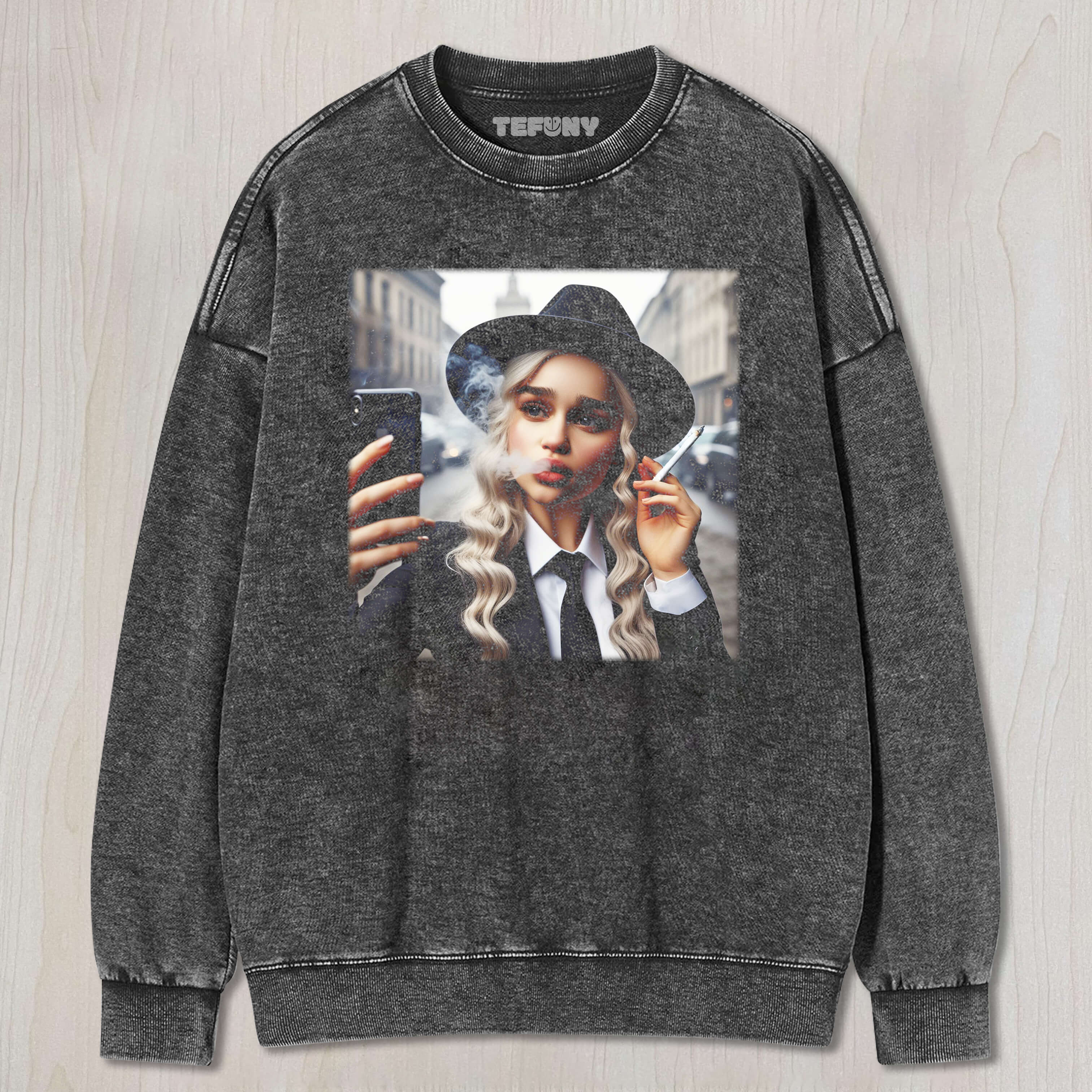 DAENERYS TARGARYEN IN A SUIT SMOKING TEE & SWEAT & HOOD