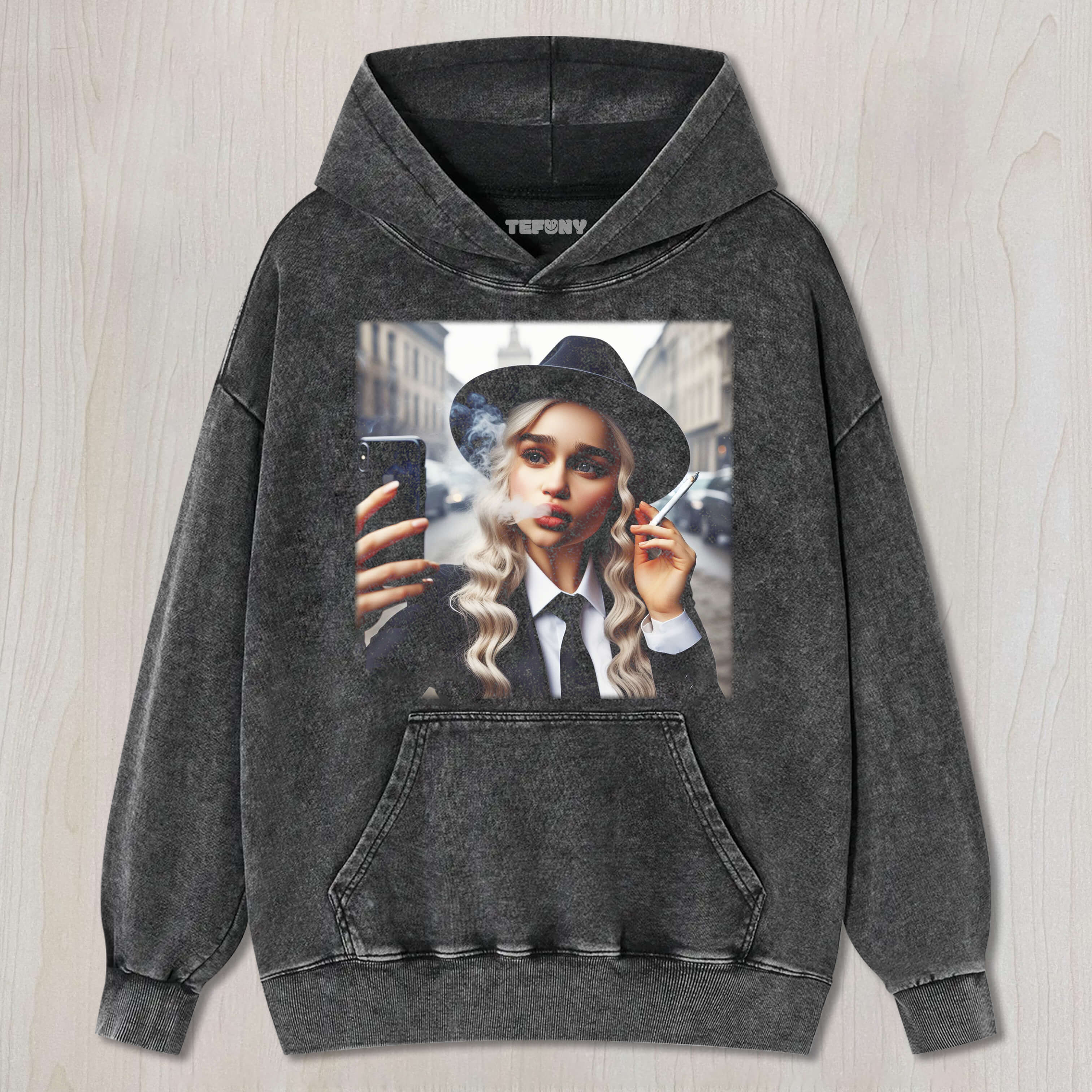 DAENERYS TARGARYEN IN A SUIT SMOKING TEE & SWEAT & HOOD