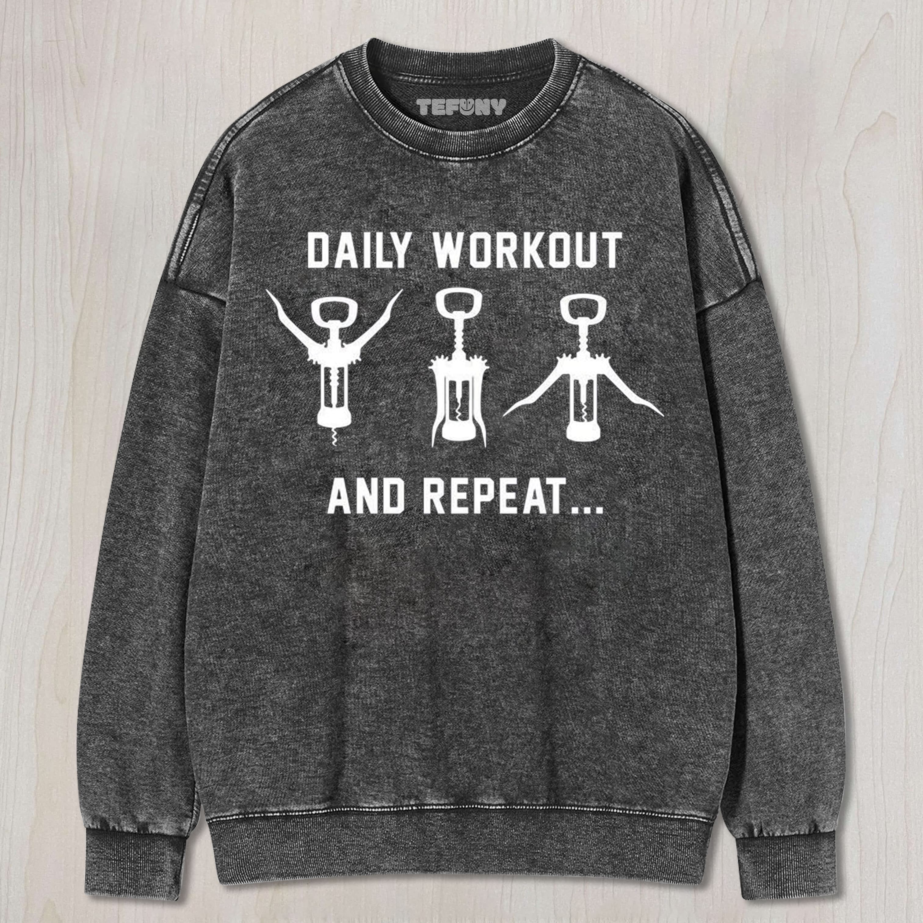 DAILY WORKOU TEE & SWEAT & HOOD