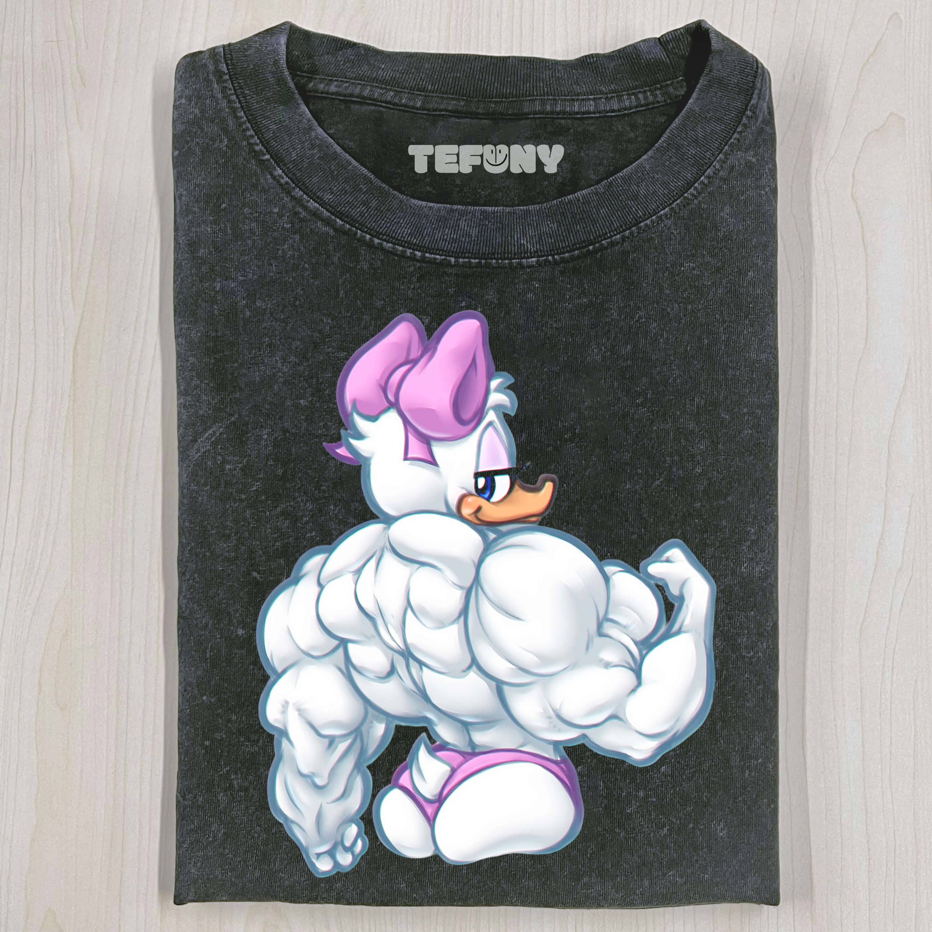 DAISY DUCK WITH MUSCLES ALL OVER THE BODY T-SHIRT