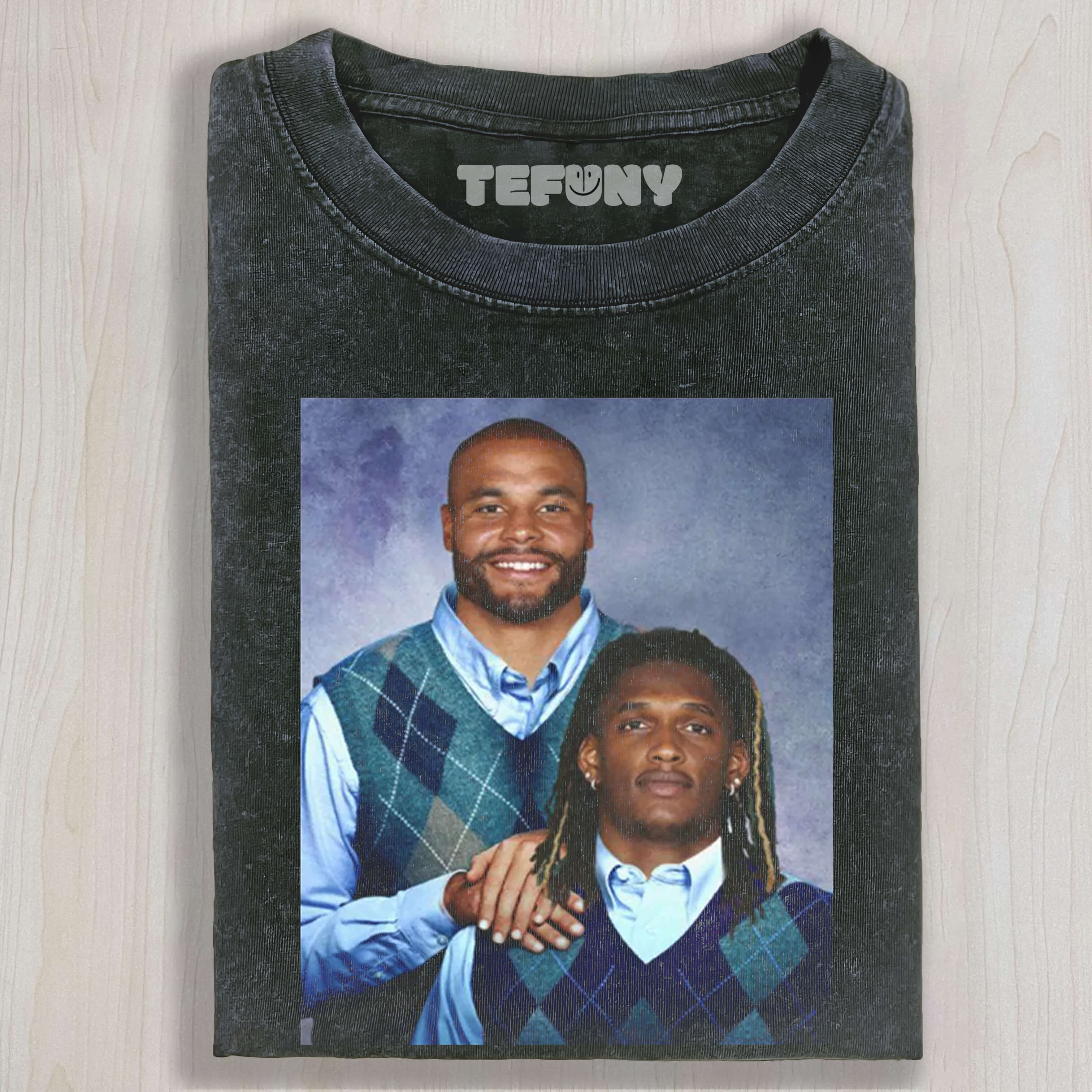 DAK PRESCOTT & CEEDEE LAMB FUNNY LAYERED LONG SLEEVE
