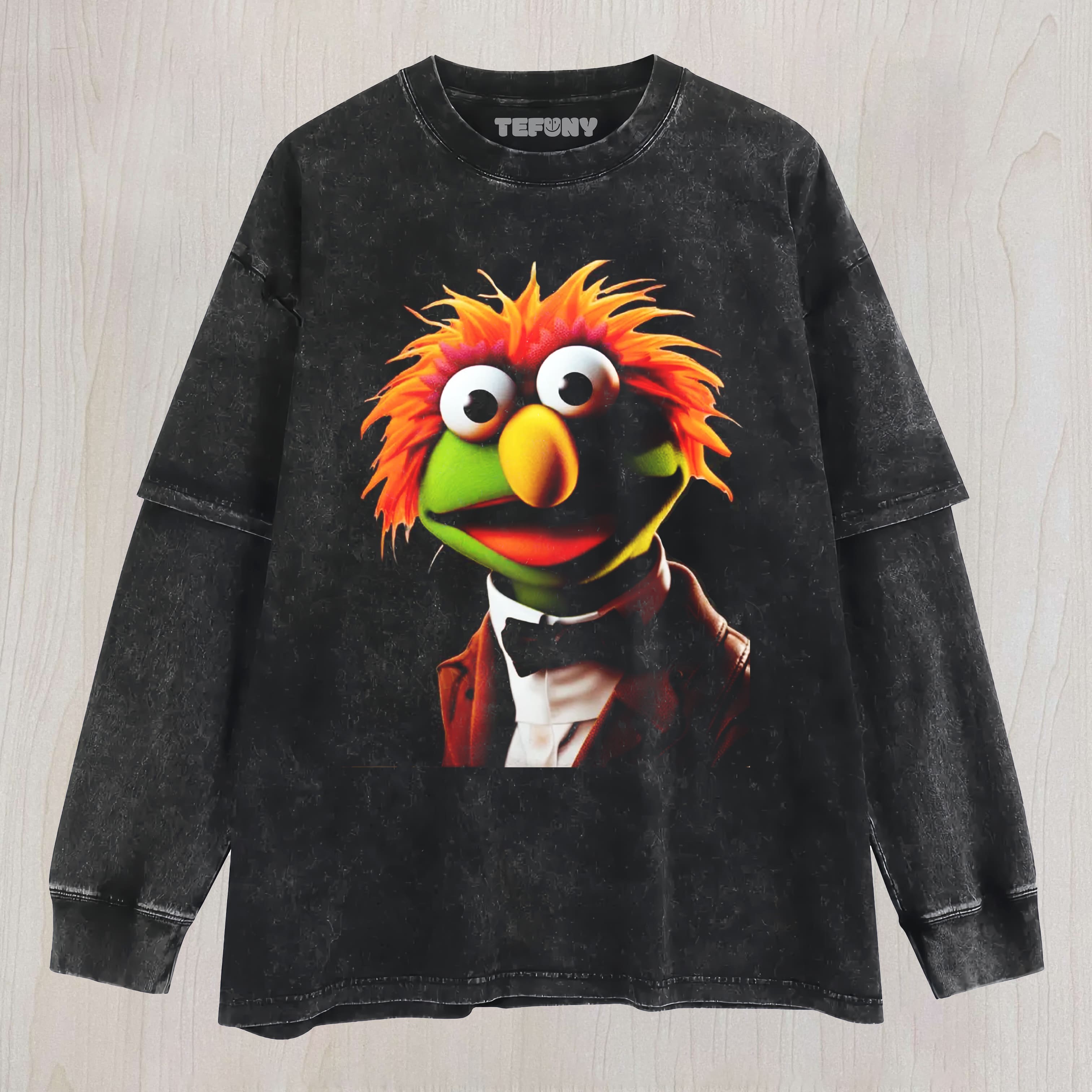 DAPPER MUPPET CHARACTER VINTAGE  UNISEX TEE, TANK TOP, LAYERED LS, SWEATSHIRT & HOODIE