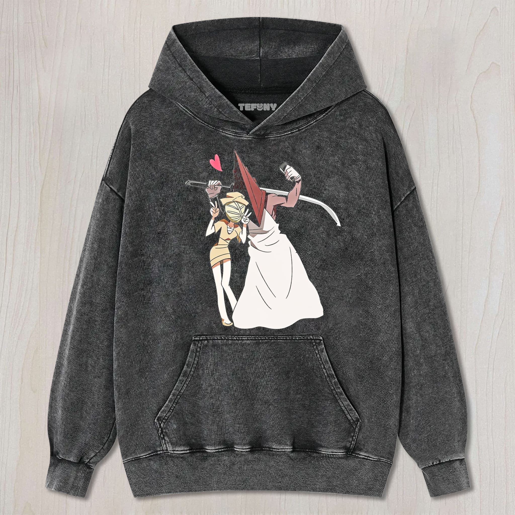 DARK CARTOON DUO VINTAGE GRAPHIC TEE UNISEX TEE, TANK TOP, LAYERED LS, SWEATSHIRT & HOODIE