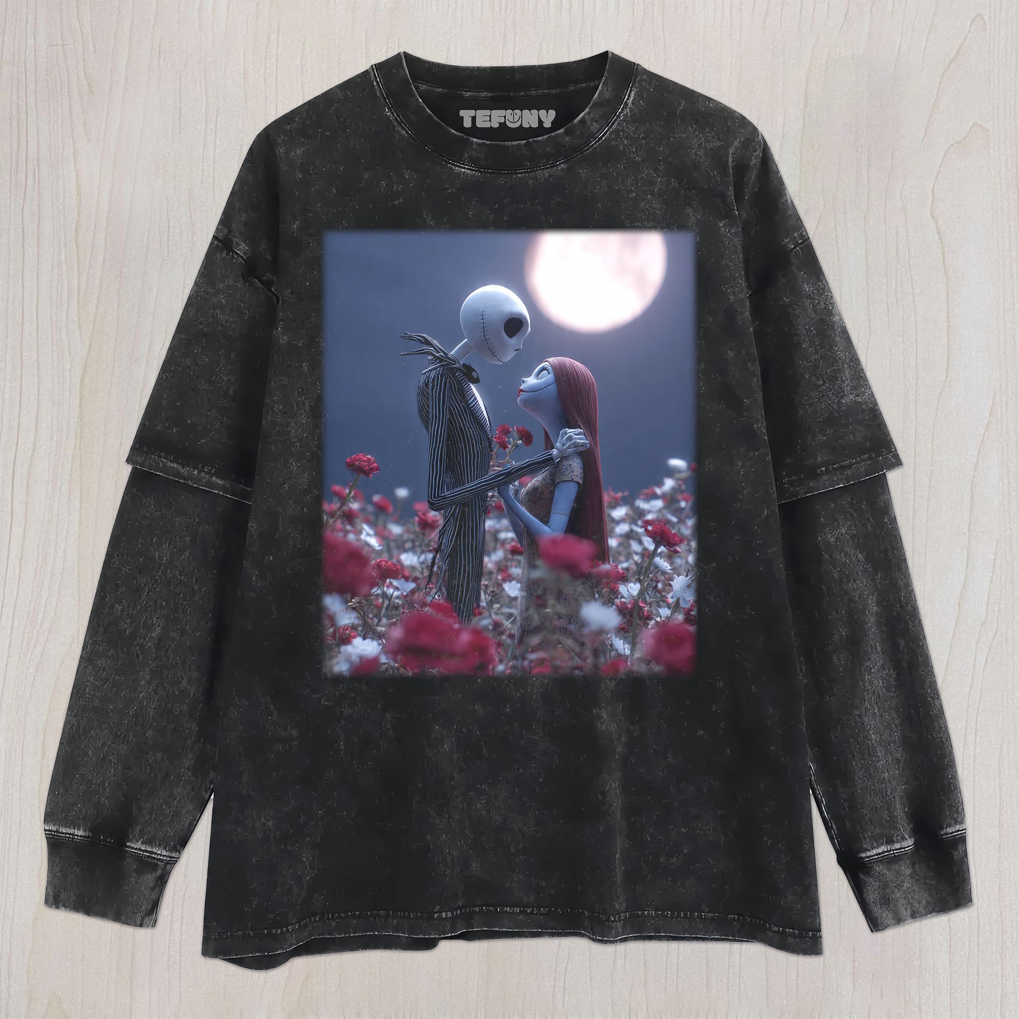 DARK ROMANCE COUPLE VINTAGE GRAPHIC TEE UNISEX TEE, TANK TOP, LAYERED LS, SWEATSHIRT & HOODIE