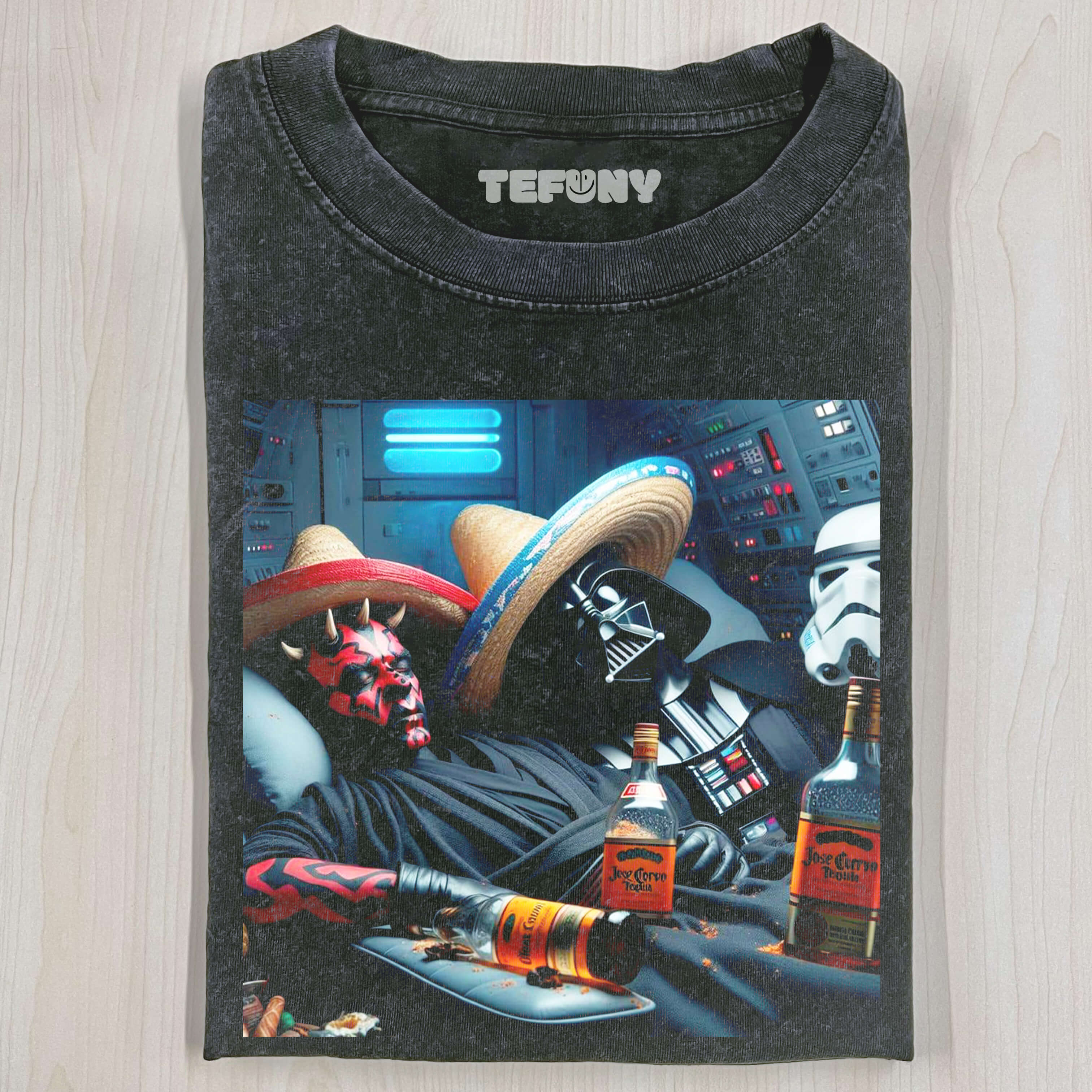 DARTH MAUL AND ANAKIN SKYWALKER DRINKING T-SHIRT