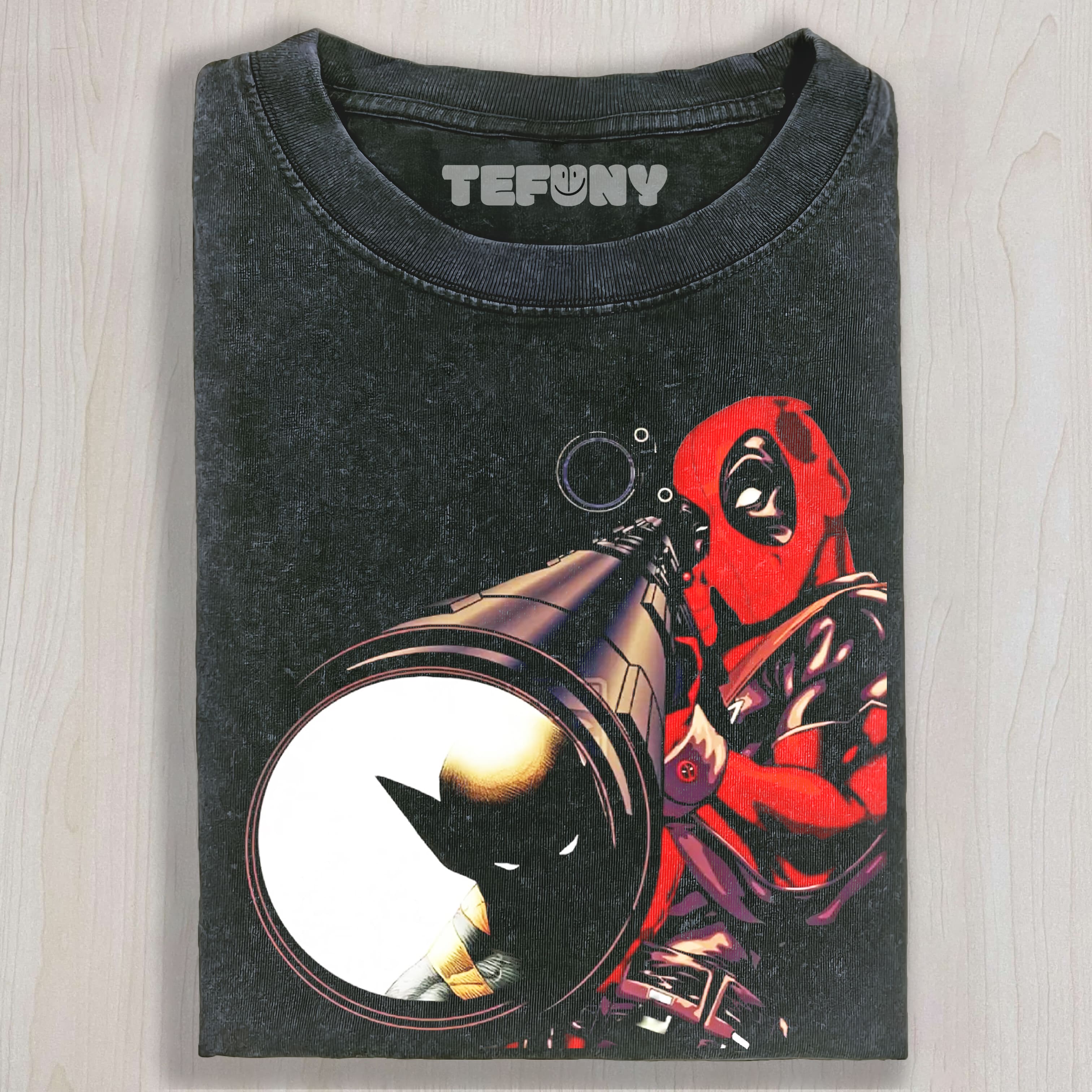 DEADPOOL AIMS AT W UNISEX TEE, TANK TOP, LAYERED LS, SWEATSHIRT & HOODIE