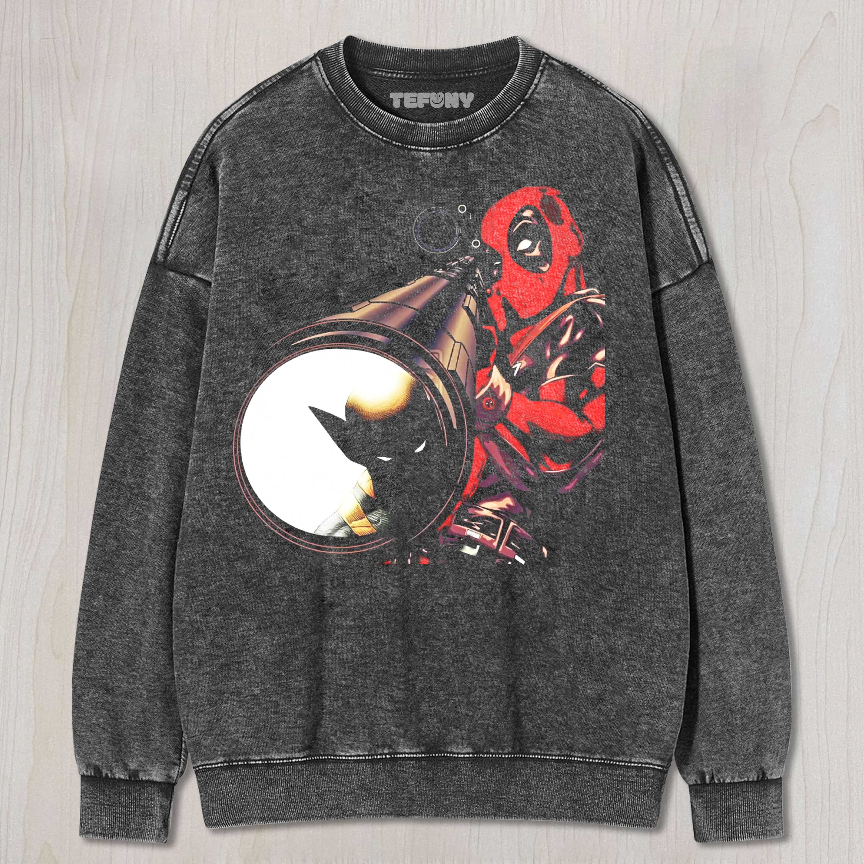 DEADPOOL AIMS AT W UNISEX TEE, TANK TOP, LAYERED LS, SWEATSHIRT & HOODIE