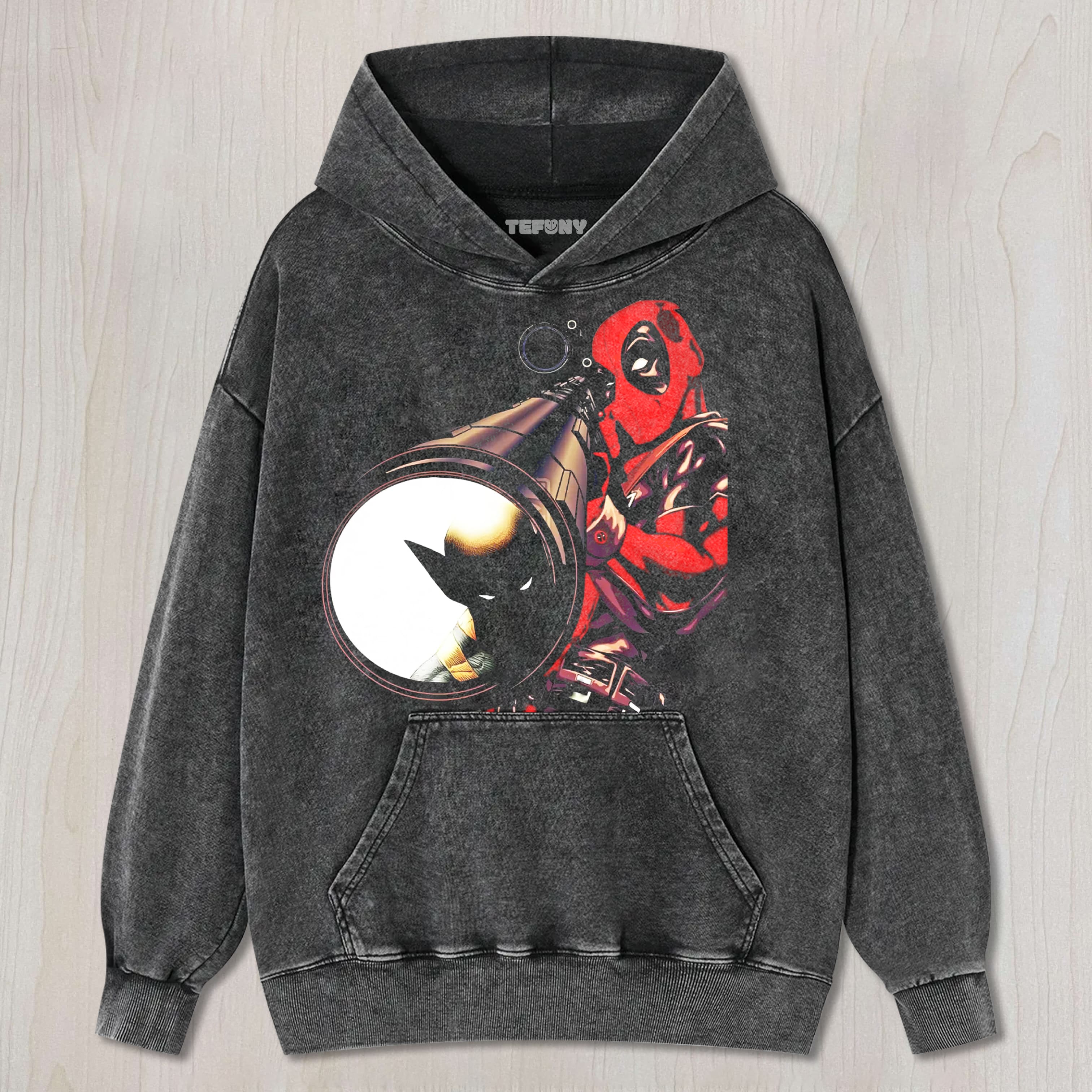 DEADPOOL AIMS AT W UNISEX TEE, TANK TOP, LAYERED LS, SWEATSHIRT & HOODIE