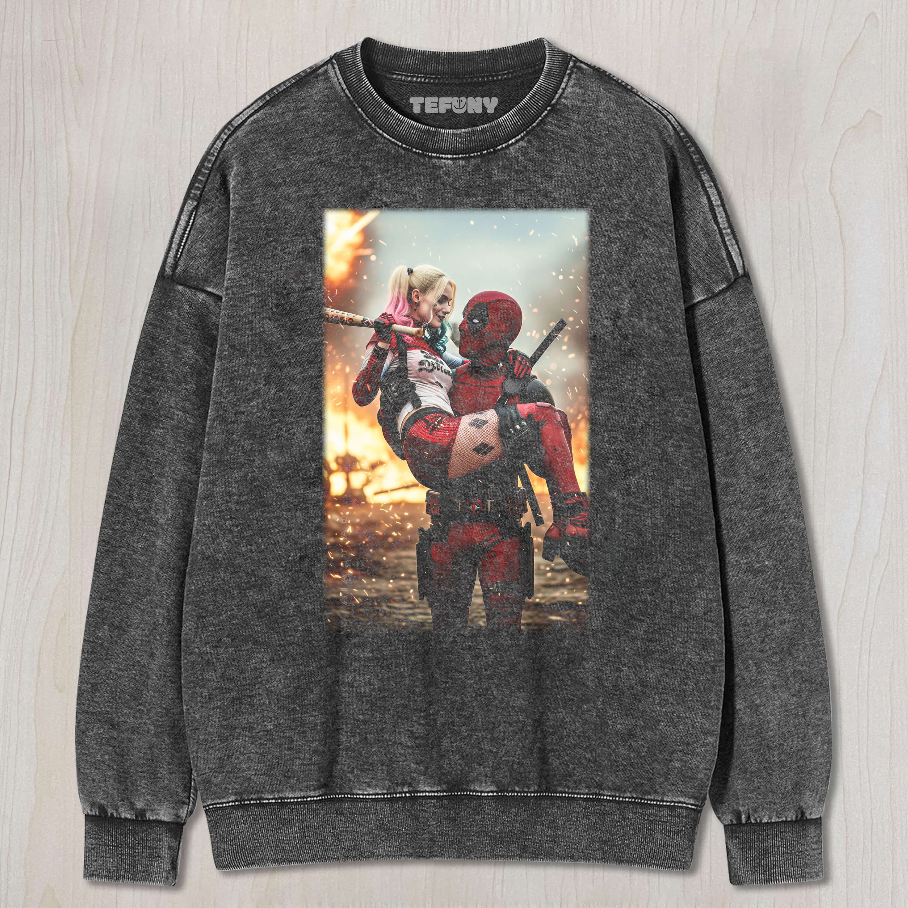 DEADPOOL AND HARLEY QUINN TEE & SWEAT & HOOD