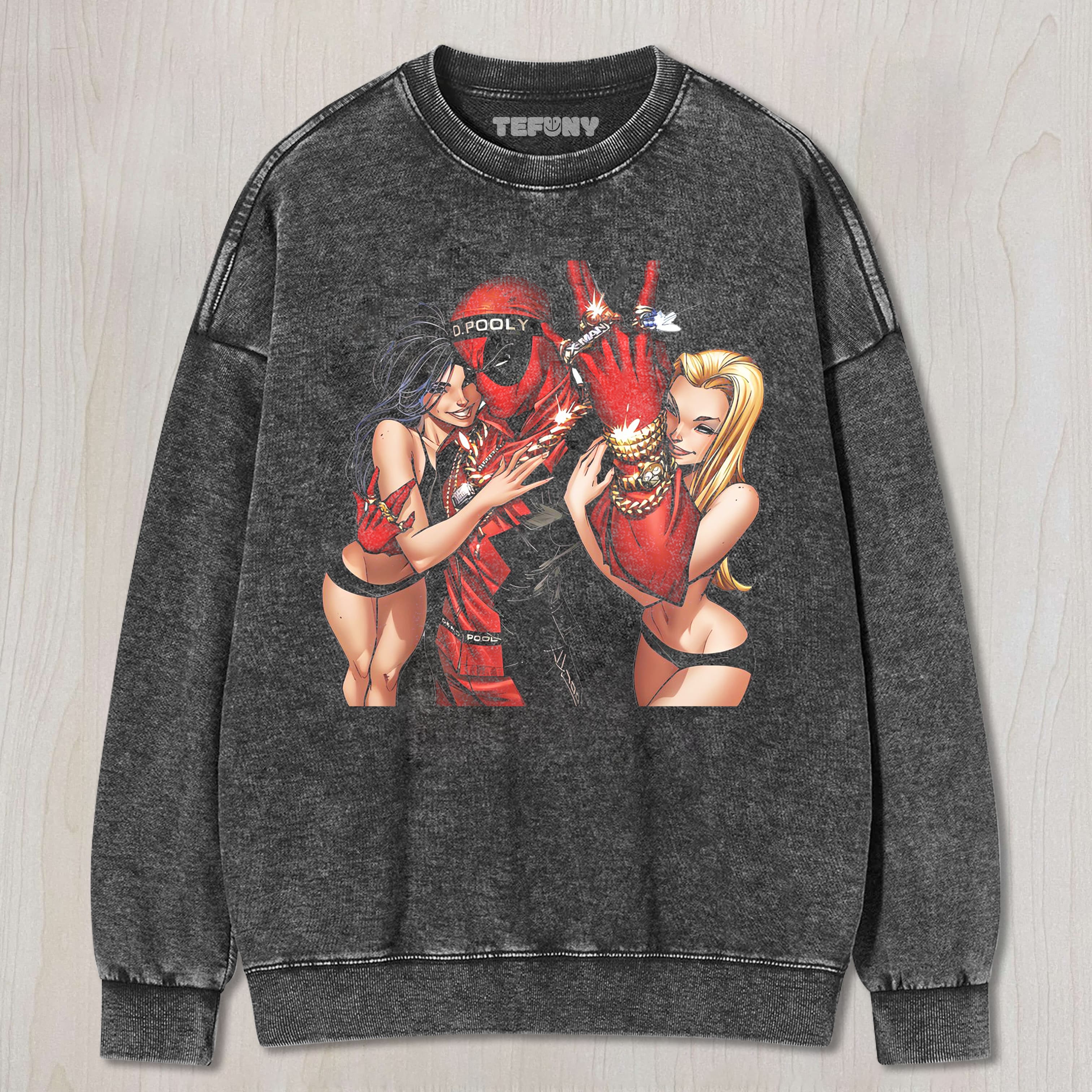 DEADPOOL AND PRETTY GIRLS TEE & SWEAT & HOOD