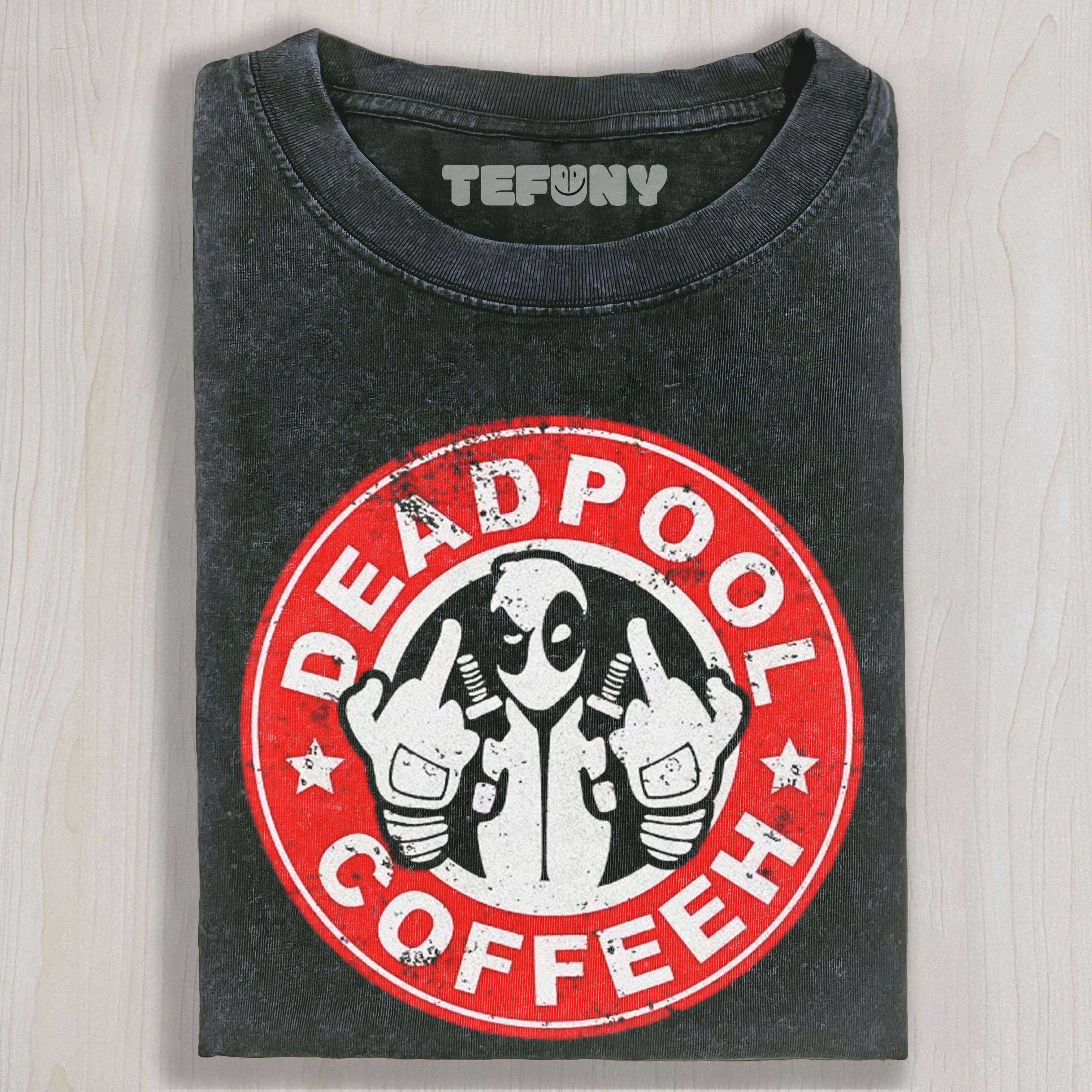 DEADPOOL COFFEE PARODY TEE & SWEAT & HOOD