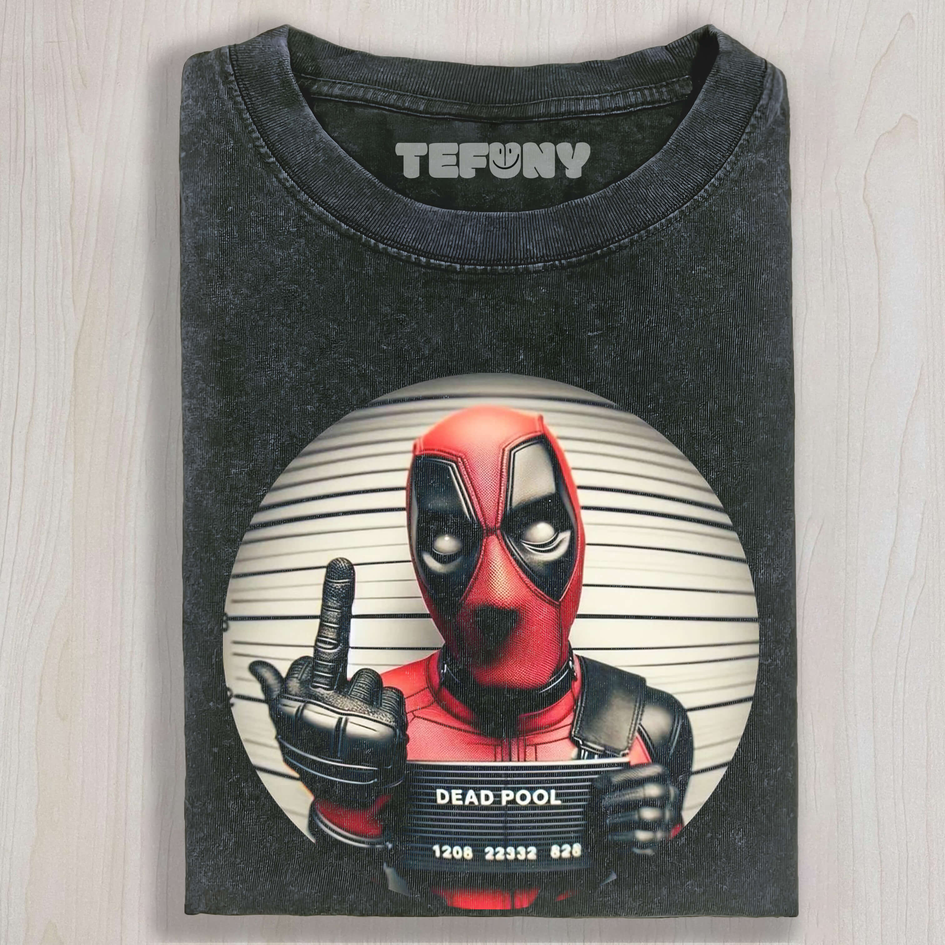 DEADPOOL GIVES THE MIDDLE FINGER T-SHIRT