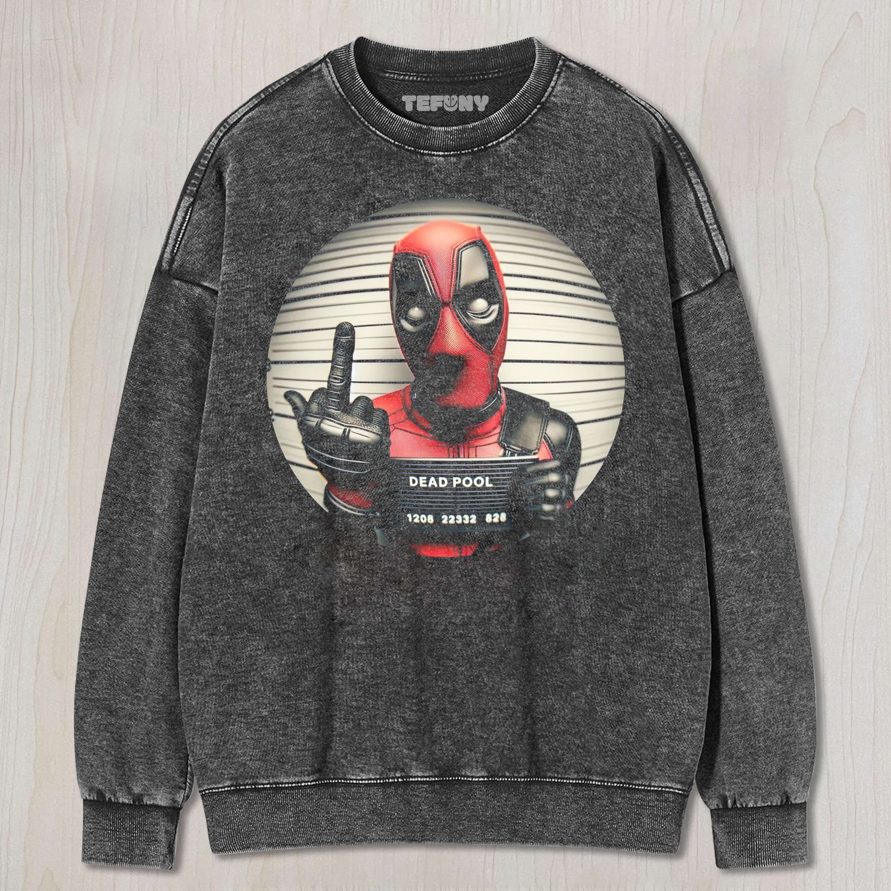 DEADPOOL GIVES THE MIDDLE FINGER T-SHIRT
